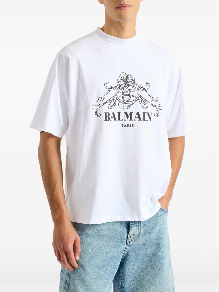Balmain Balmain Printed Balmain Vine T-shirt, view 4