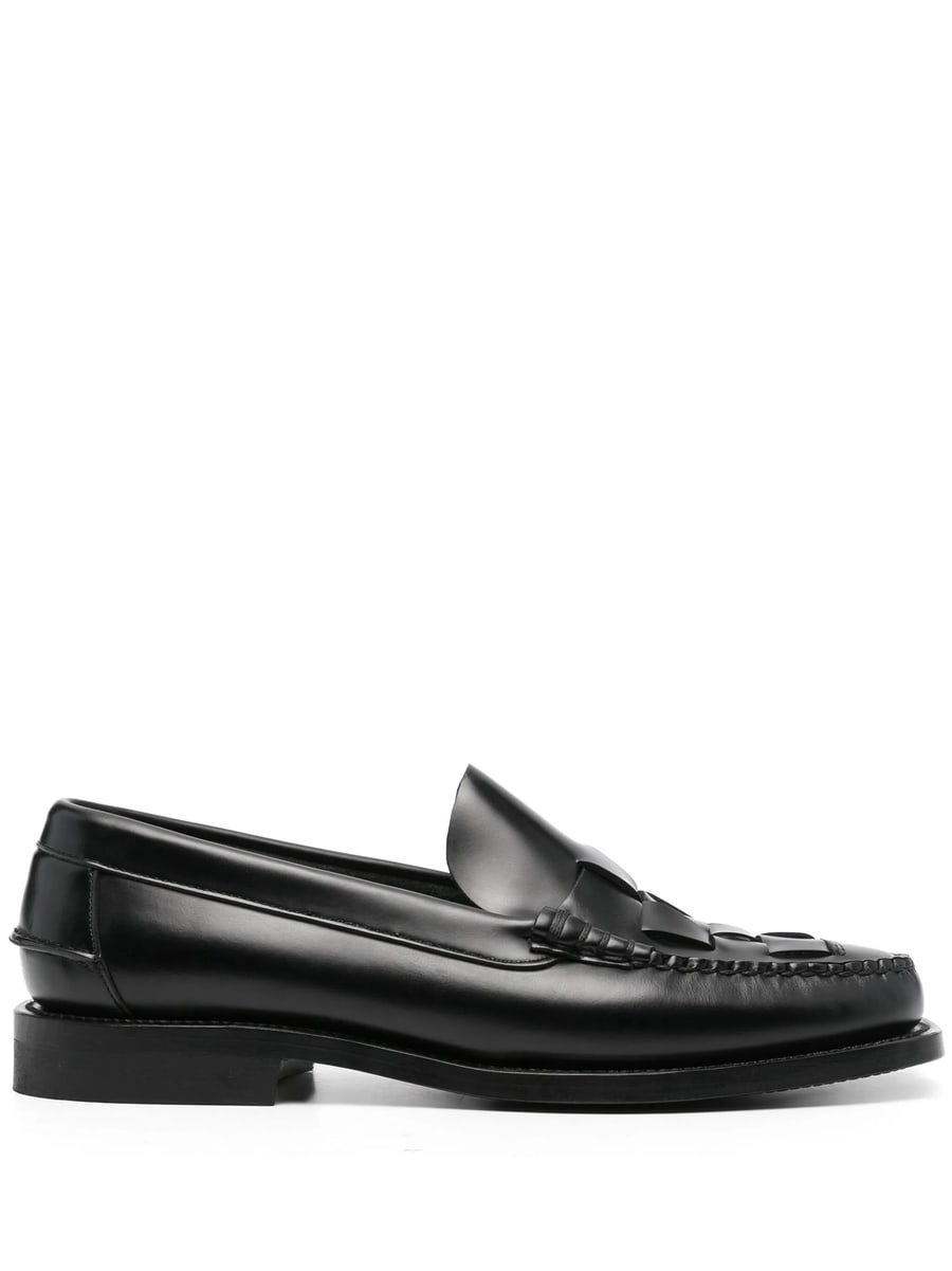 Hereu Hereu Nombela Interwoven Leather Loafers