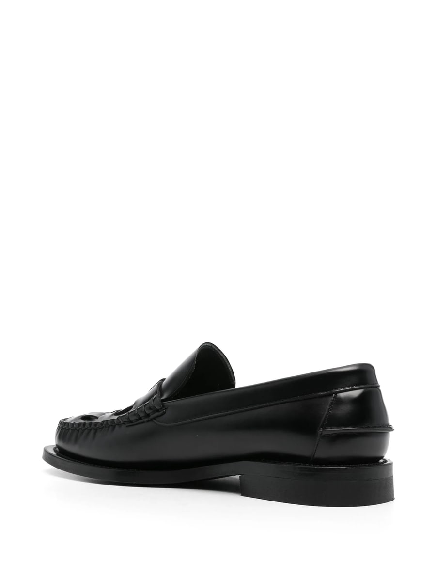 Hereu Hereu Nombela Interwoven Leather Loafers, view 4