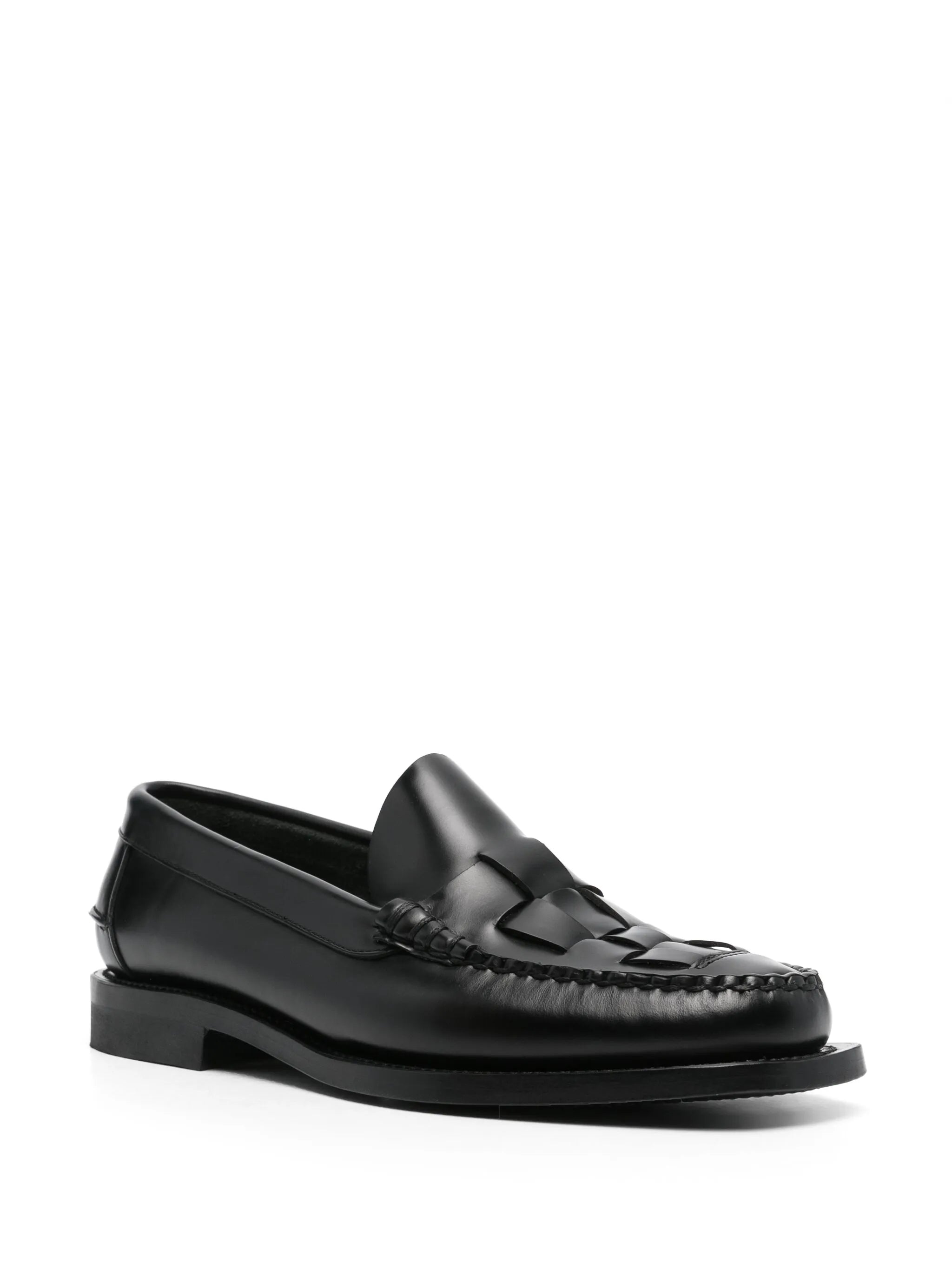Hereu Hereu Nombela Interwoven Leather Loafers, view 2