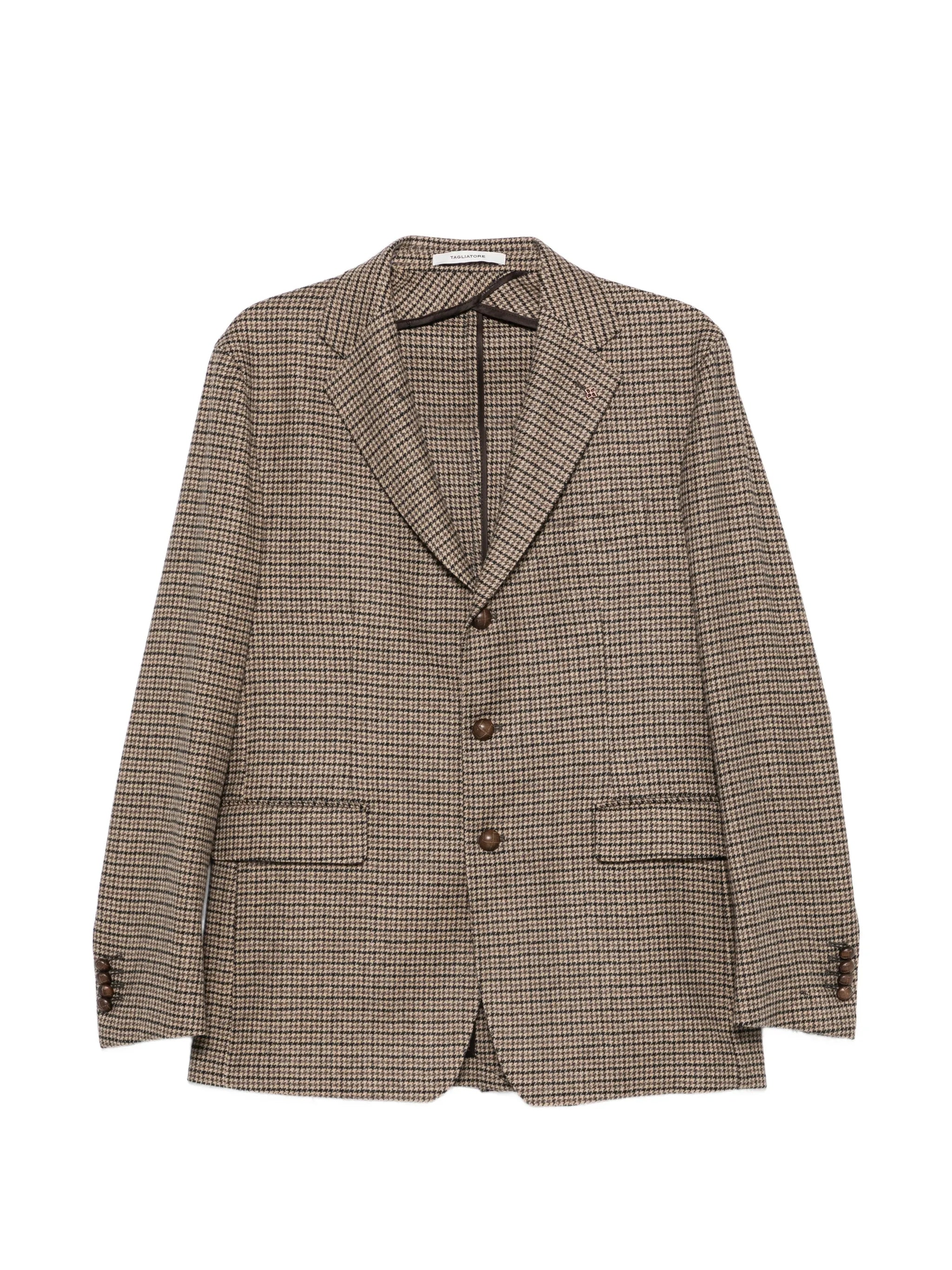 Tagliatore Tagliatore Houndstooth-pattern Single-breasted Blazer