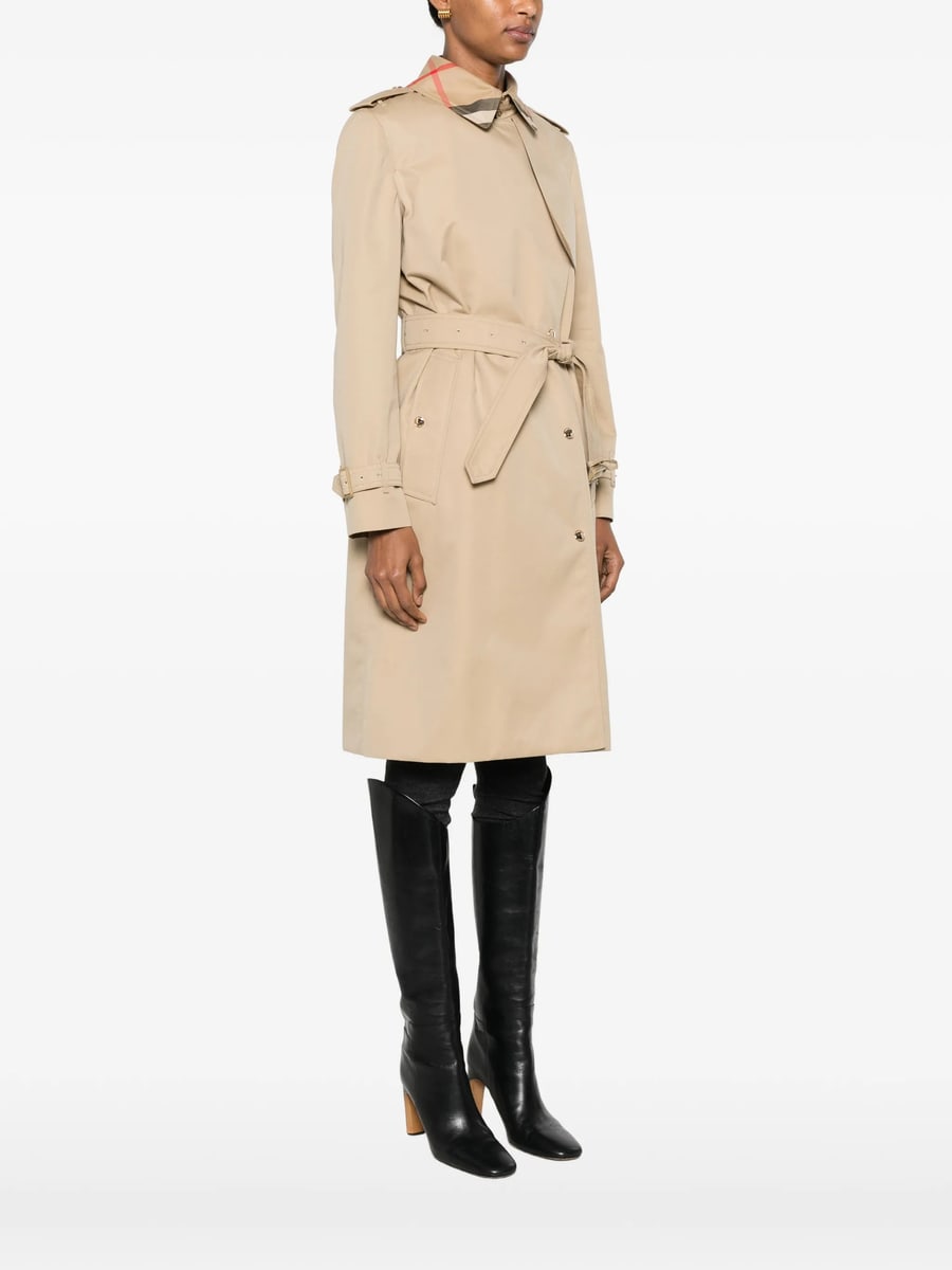 Burberry Burberry Belted Trench Coat, view 2