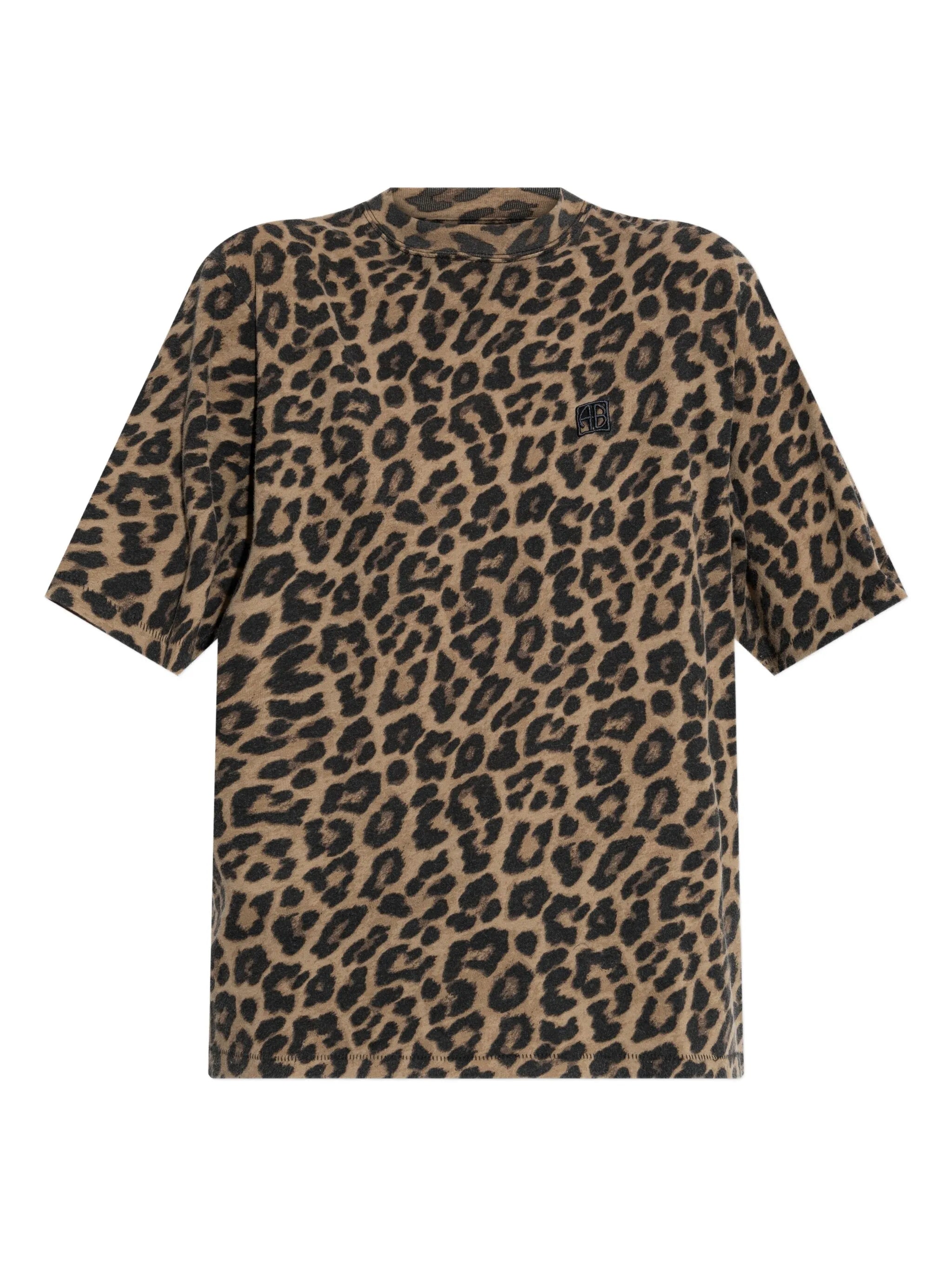 Anine Bing Anine Bing Leopard-print T-shirt
