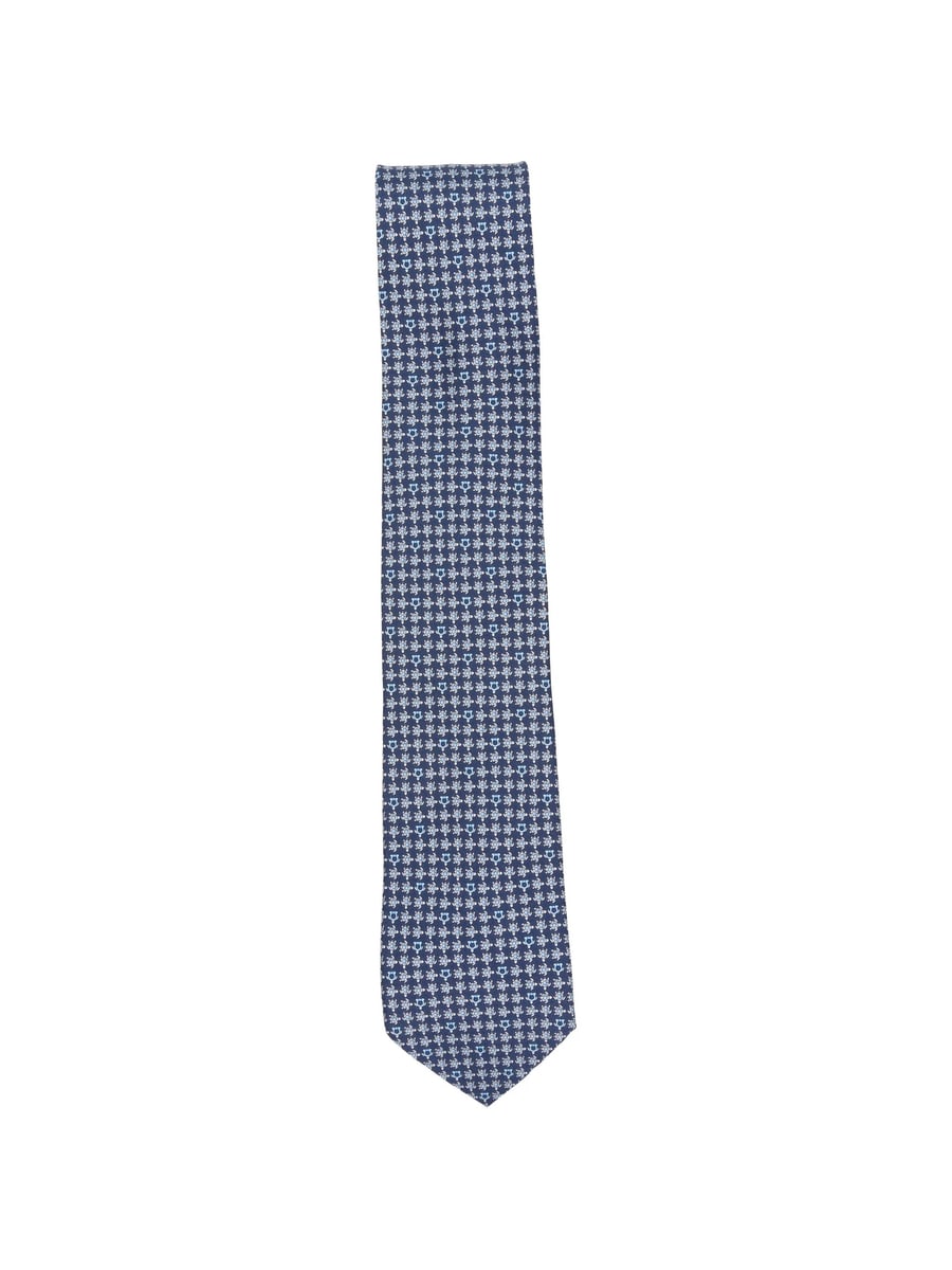 Ferragamo Ferragamo Gancini-print Tie