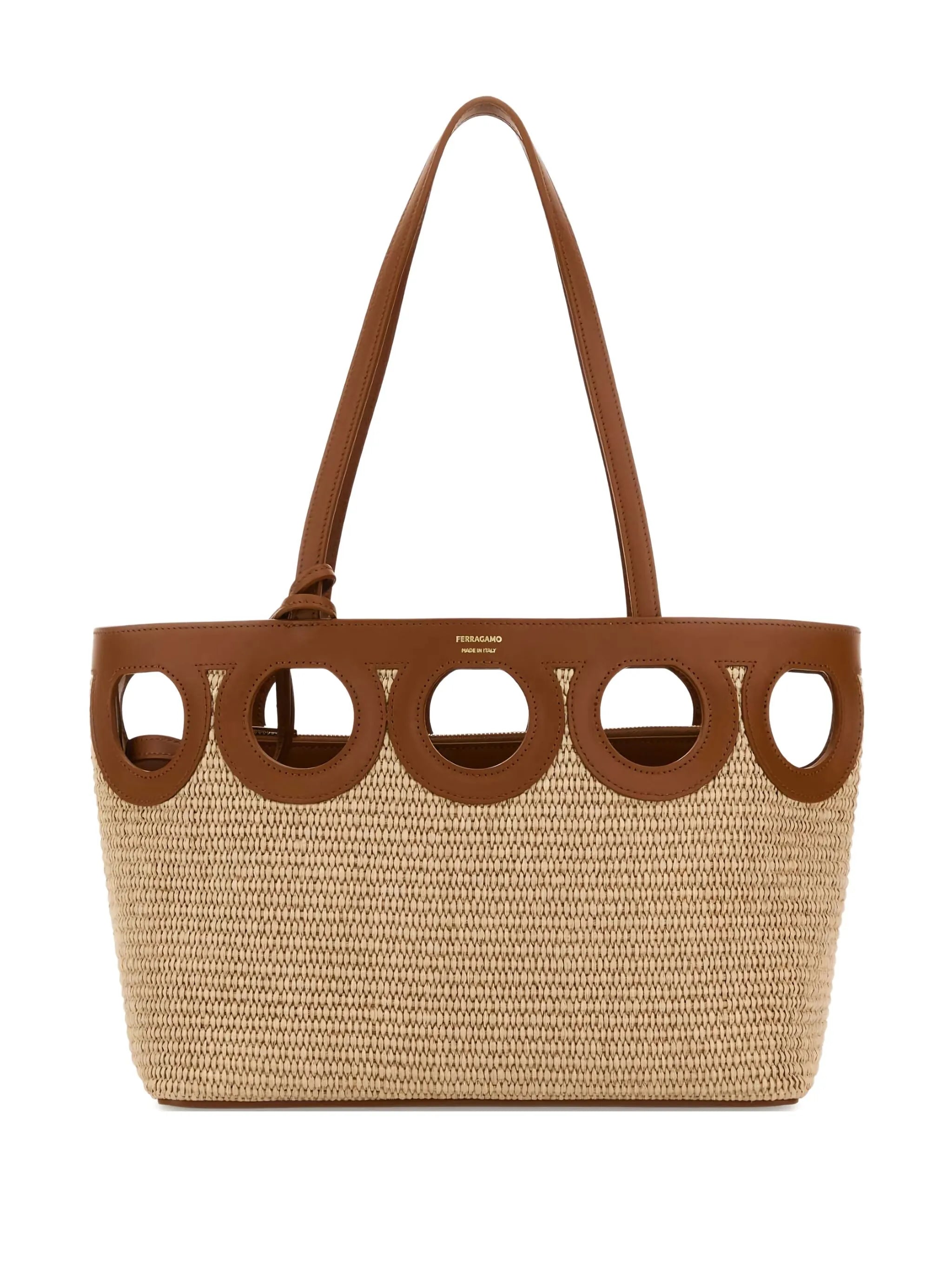 Ferragamo Ferragamo Open-top Cut-out Tote Bag