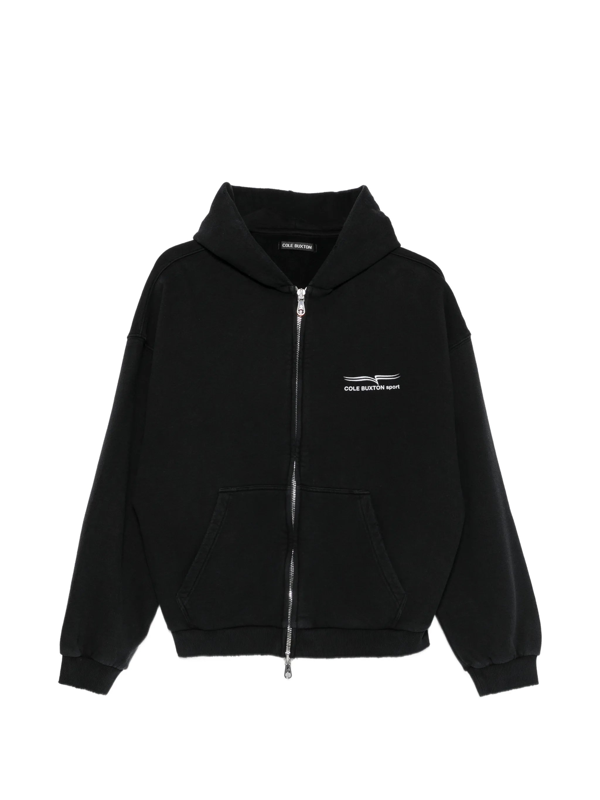 Cole Buxton Cole Buxton Logo-print Zip-up Hoodie