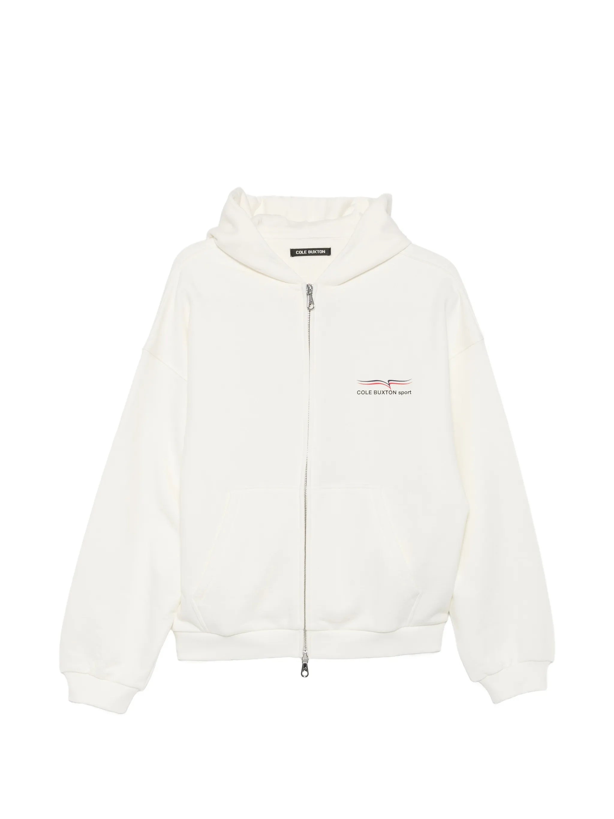 Cole Buxton Cole Buxton Logo-print Zip-up Hoodie