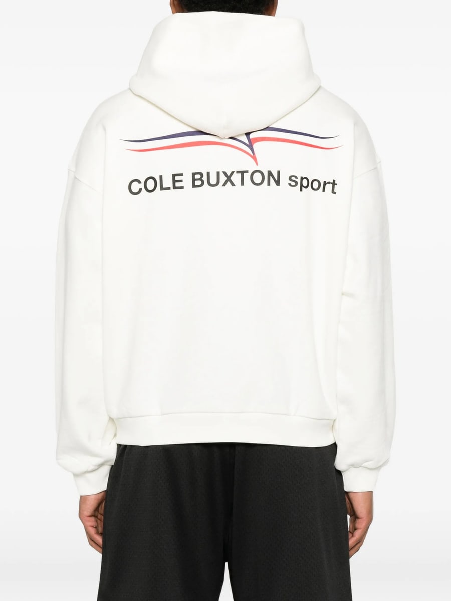 Cole Buxton Cole Buxton Logo-print Zip-up Hoodie, view 2