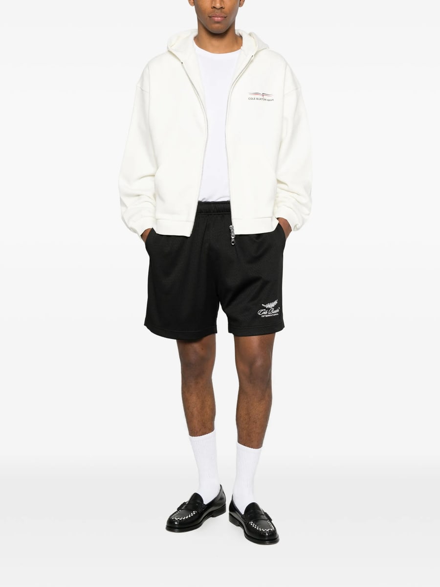 Cole Buxton Cole Buxton Logo-print Zip-up Hoodie, view 3