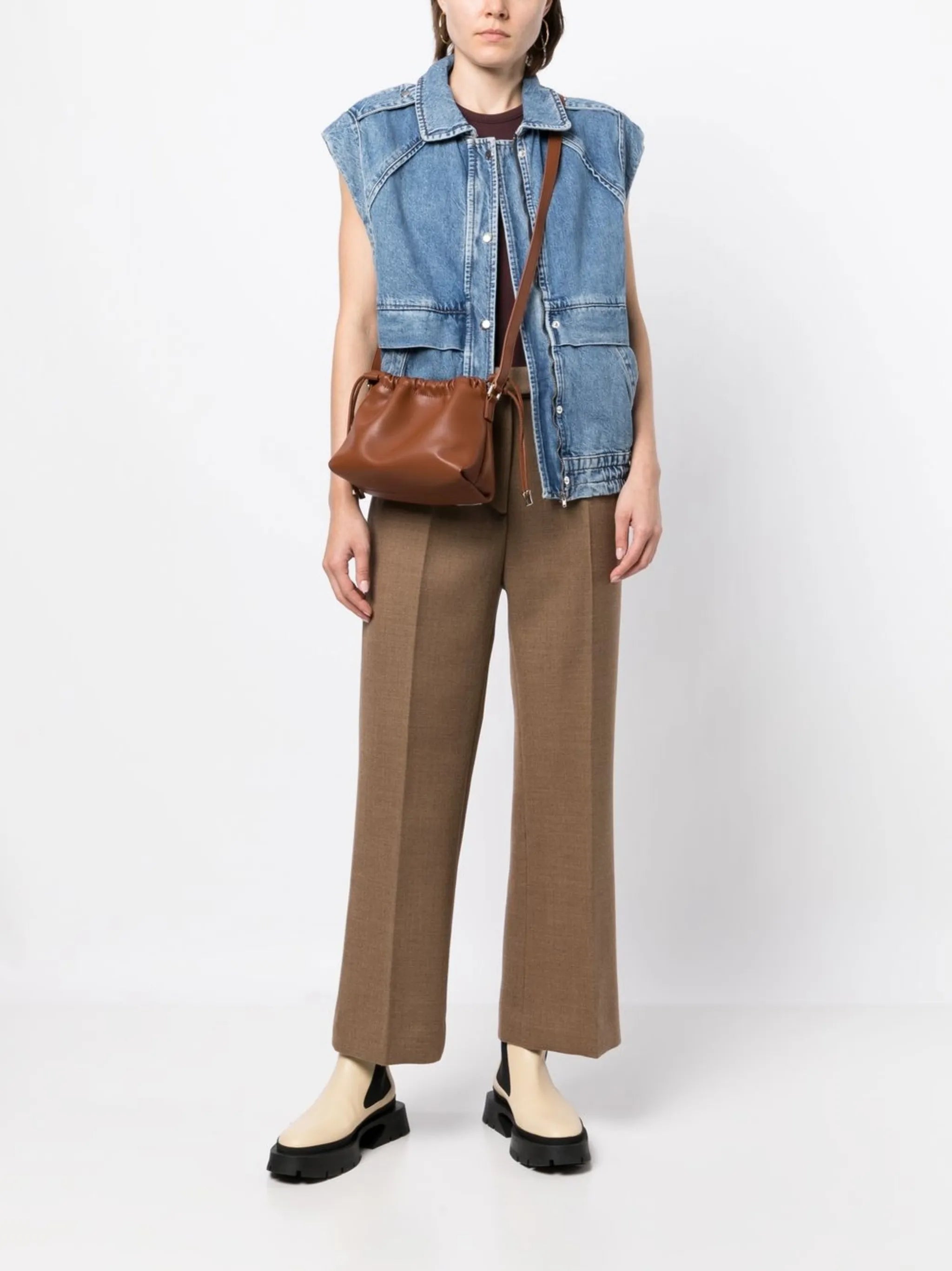 A.P.C. A.p.c. Ninon Drawstring Crossbody Bag, view 2