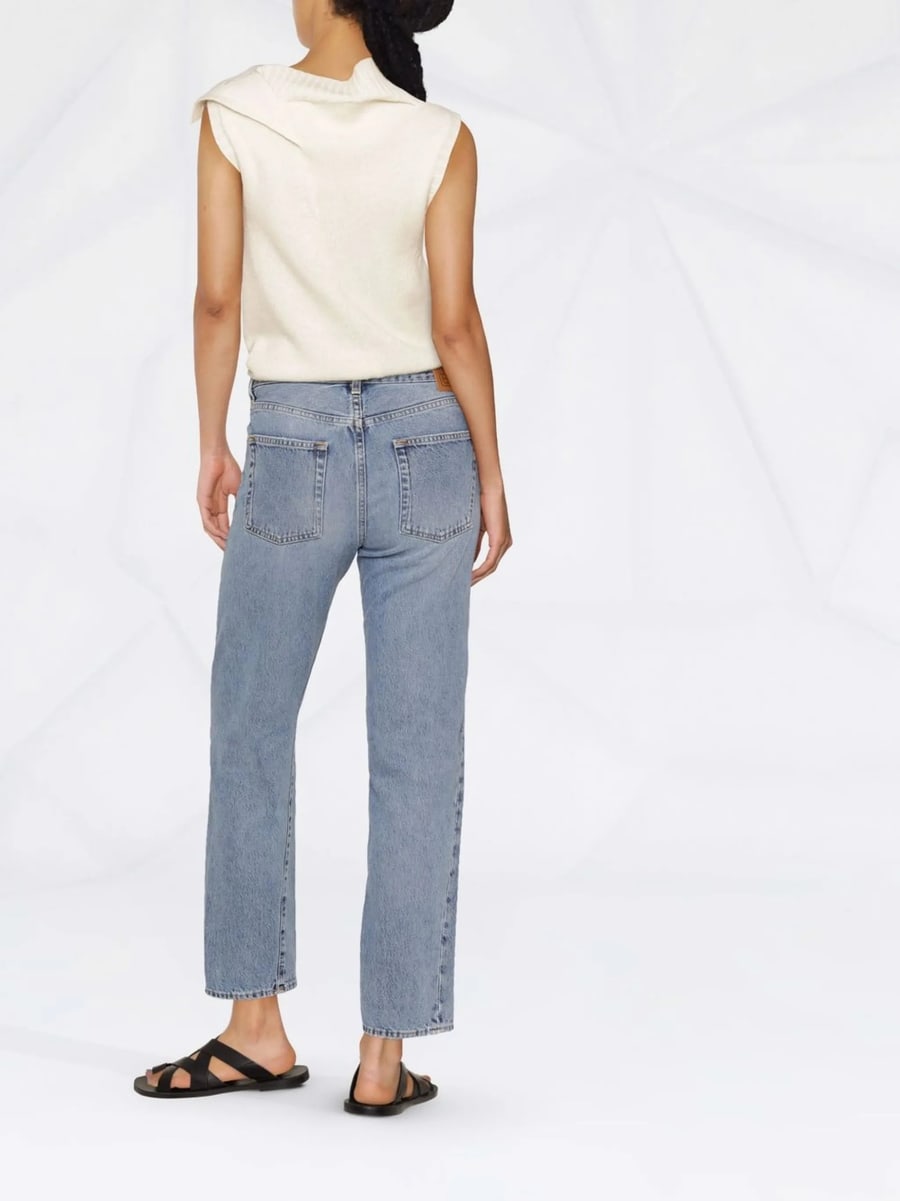 Toteme Toteme Twisted Seam Denim Worn Blue, view 2