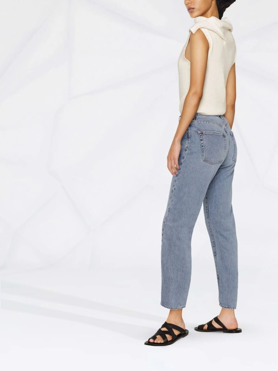 Toteme Toteme Twisted Seam Denim Worn Blue, view 3
