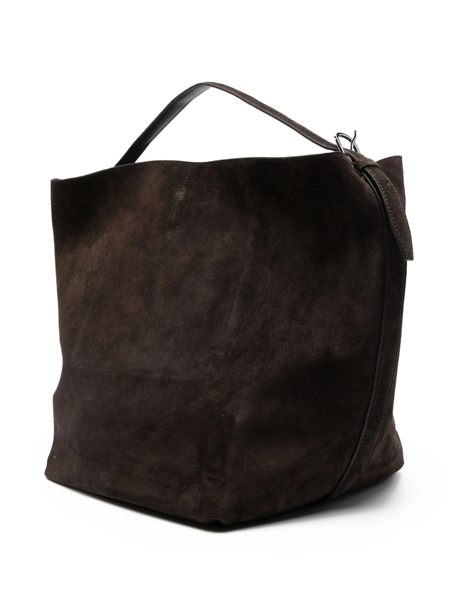 Toteme Toteme Belted Suede Tote Bag, view 4