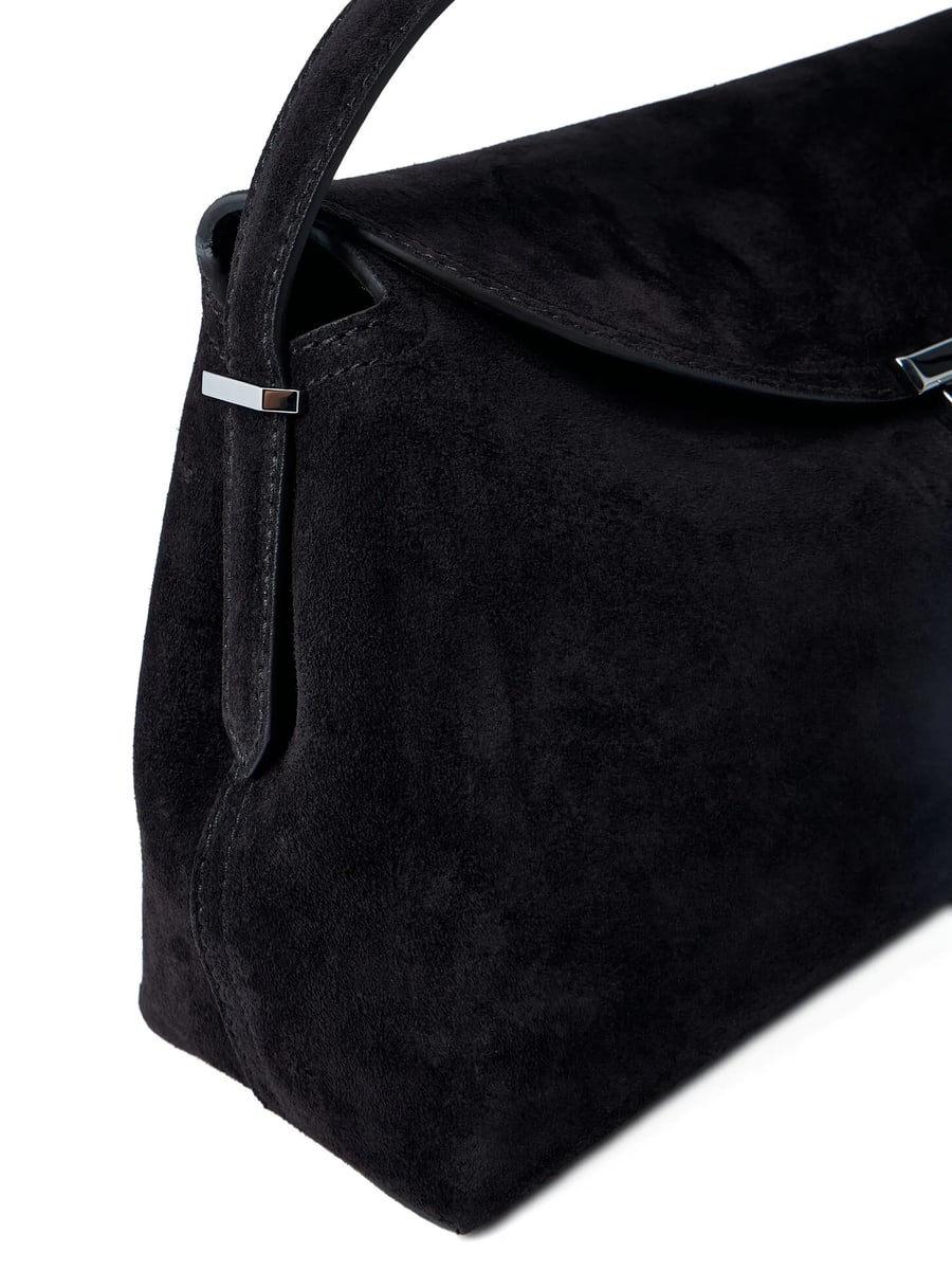 Toteme Toteme T-lock Suede Top Handle Espressoucts/t-lock-top-handle-espresso, view 3