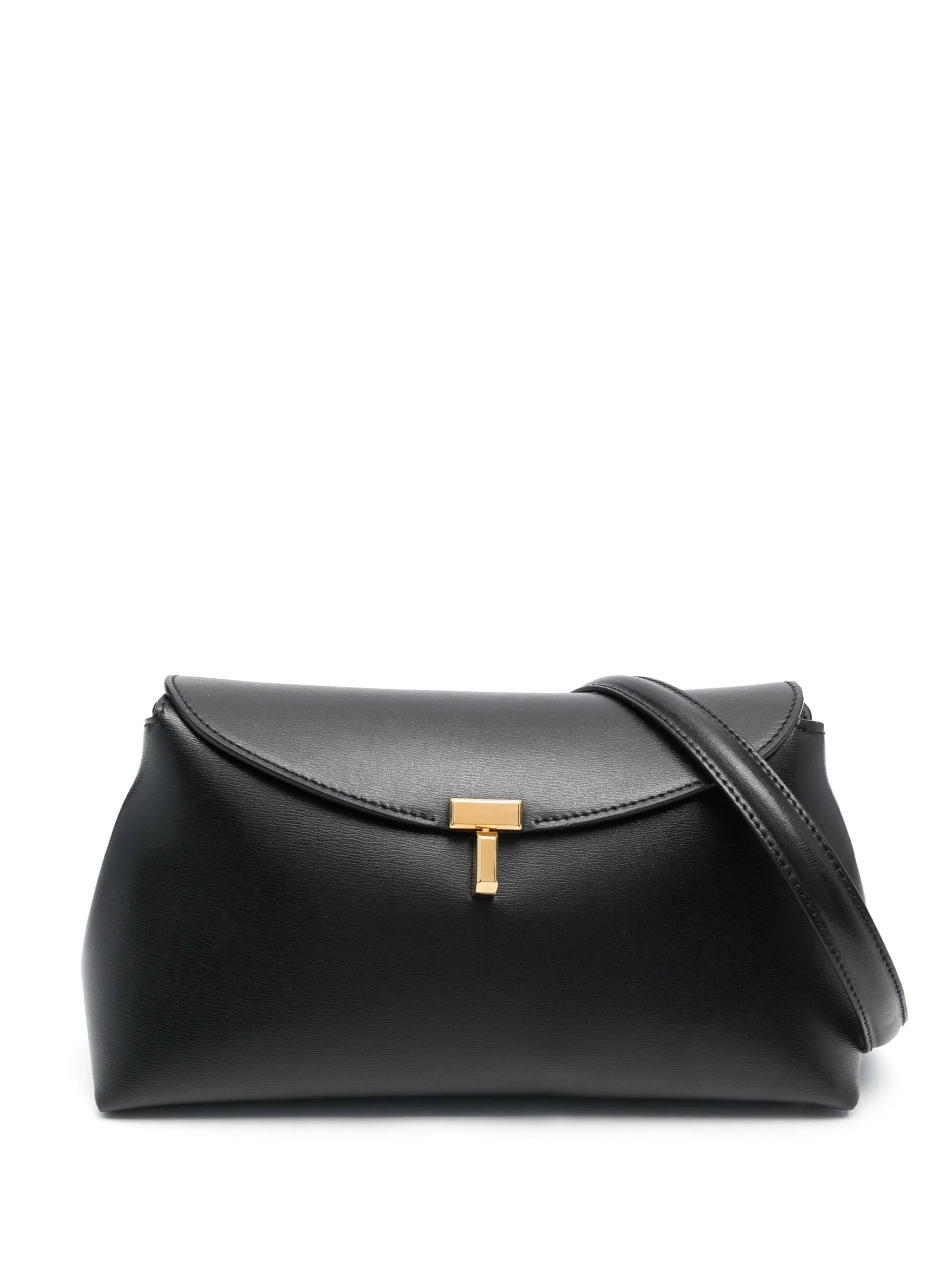 Toteme Toteme T-Lock Leather Crossbody Bag