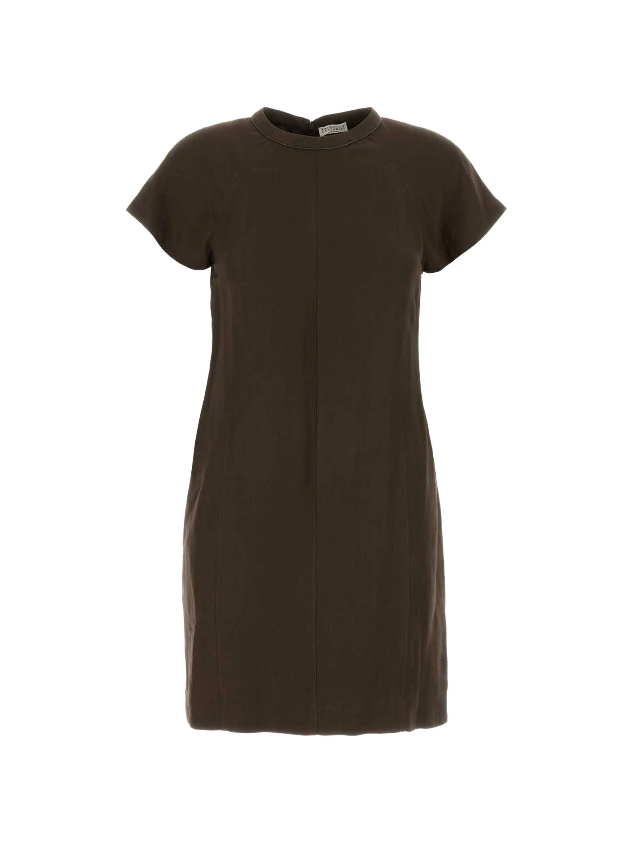 Brunello Cucinelli Brunello Cucinelli Raglan-sleeve Mini Dress