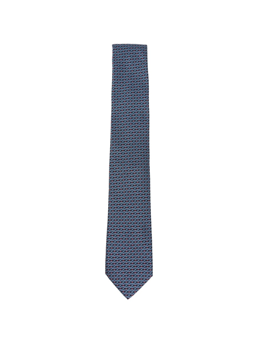 Ferragamo Ferragamo Gancini Jacquard Tie