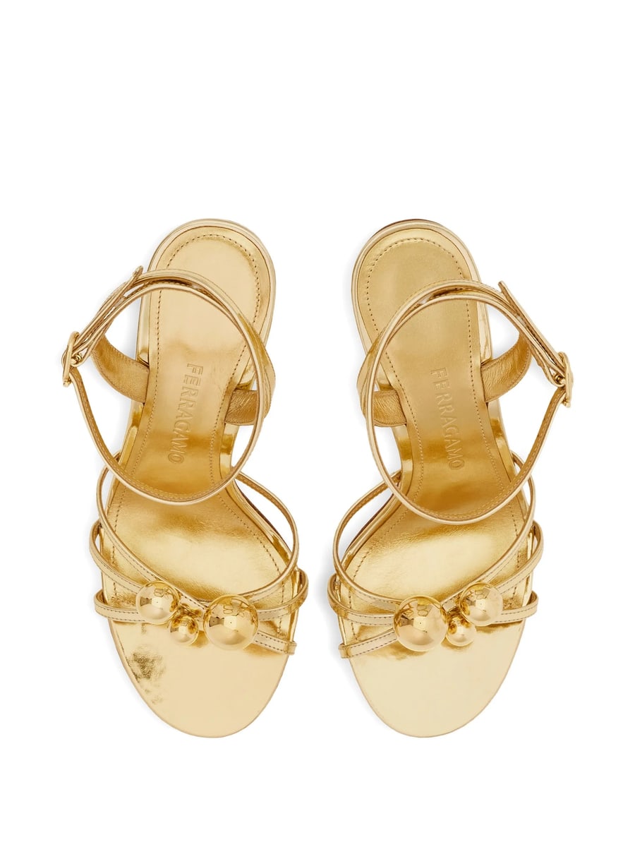 Ferragamo Ferragamo Spherical Heel Sandals, view 3