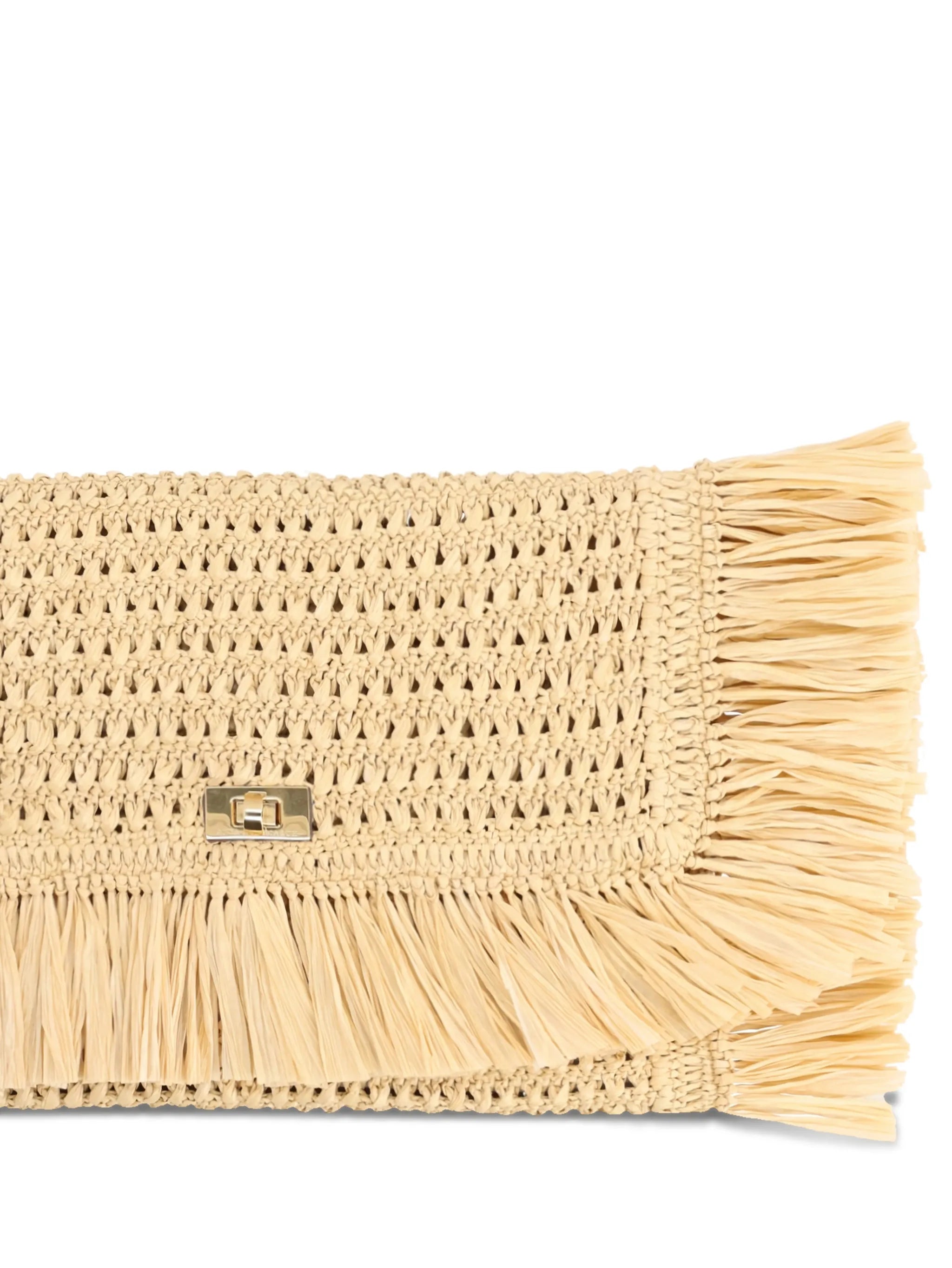Anya Hindmarch Anya Hindmarch Fringed Clutch Bag, view 2
