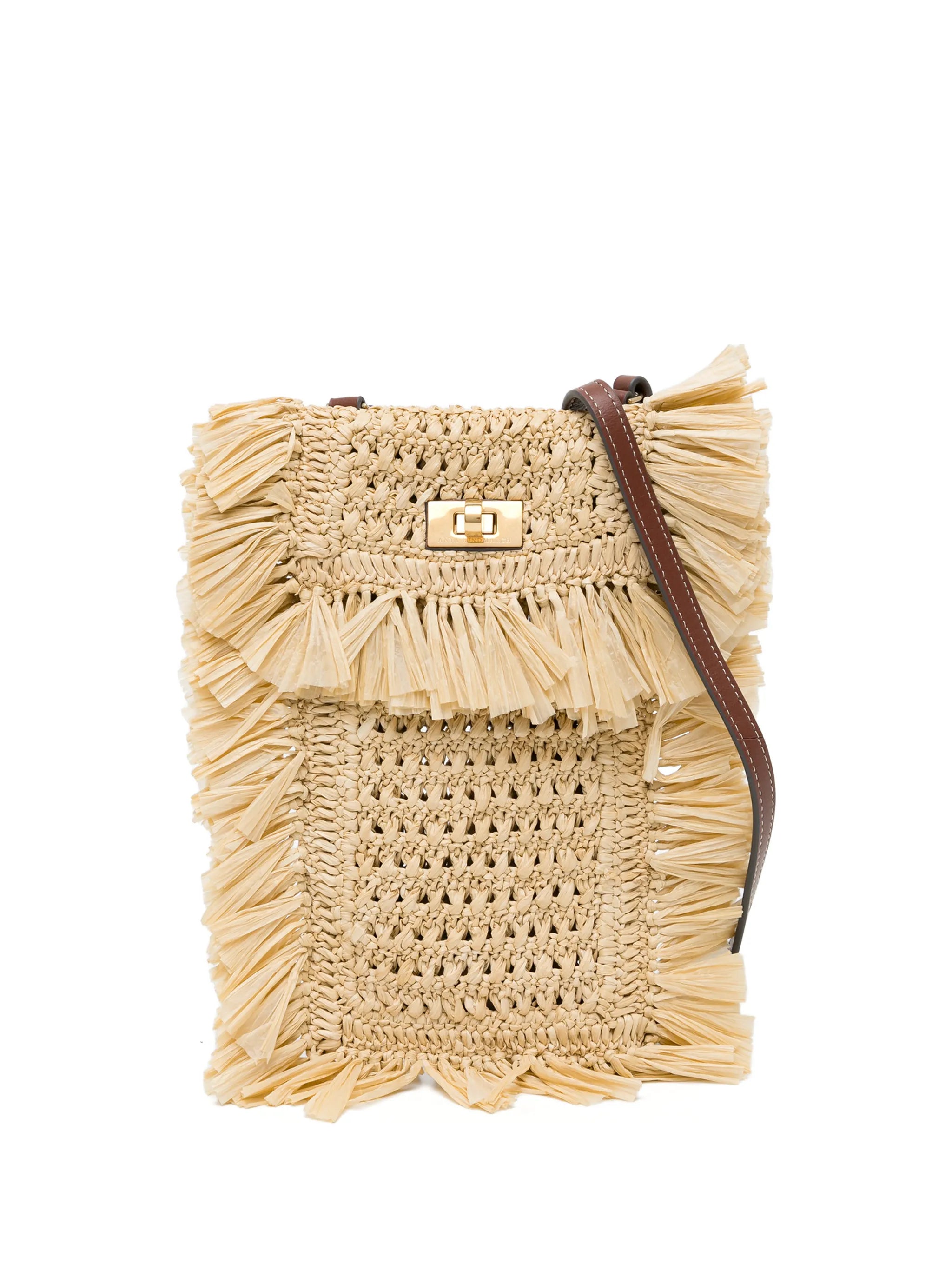 Anya Hindmarch Anya Hindmarch Raffia Crossbody Bag