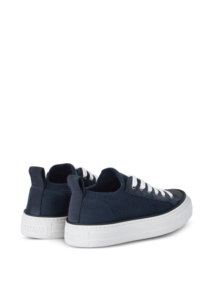 Brunello Cucinelli Brunello Cucinelli Knitted Sneakers, view 5