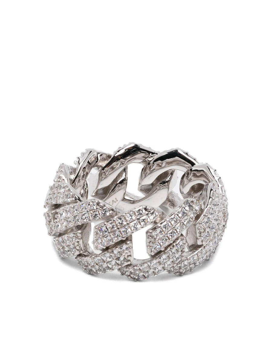 Darkai Darkai Diamond-embellishment Ring