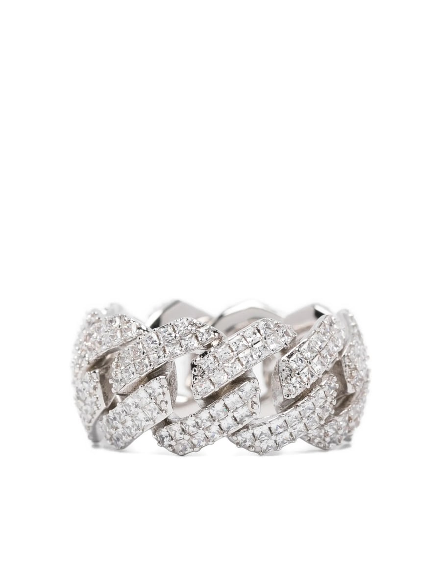 Darkai Darkai Diamond-embellishment Ring, view 4