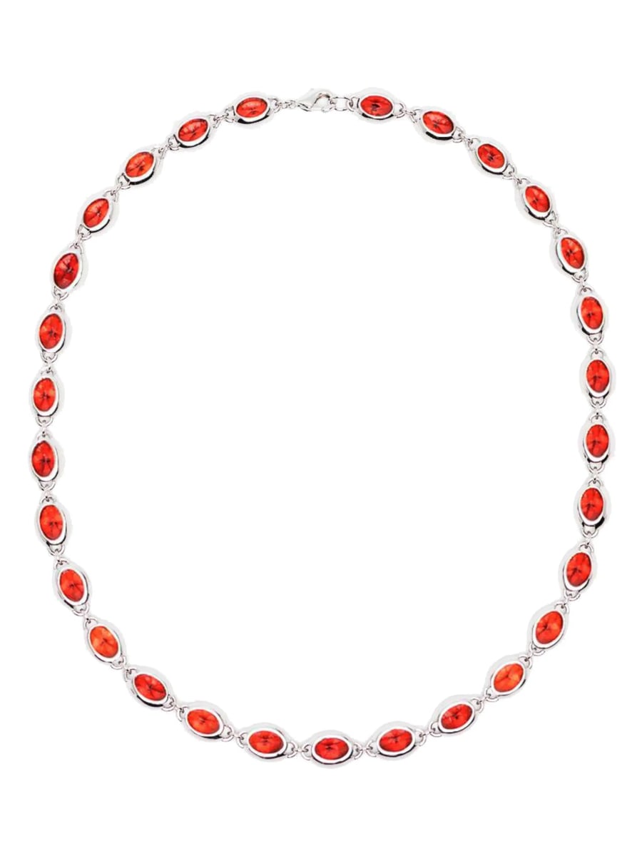Darkai Darkai Oval-stone Necklace, view 3