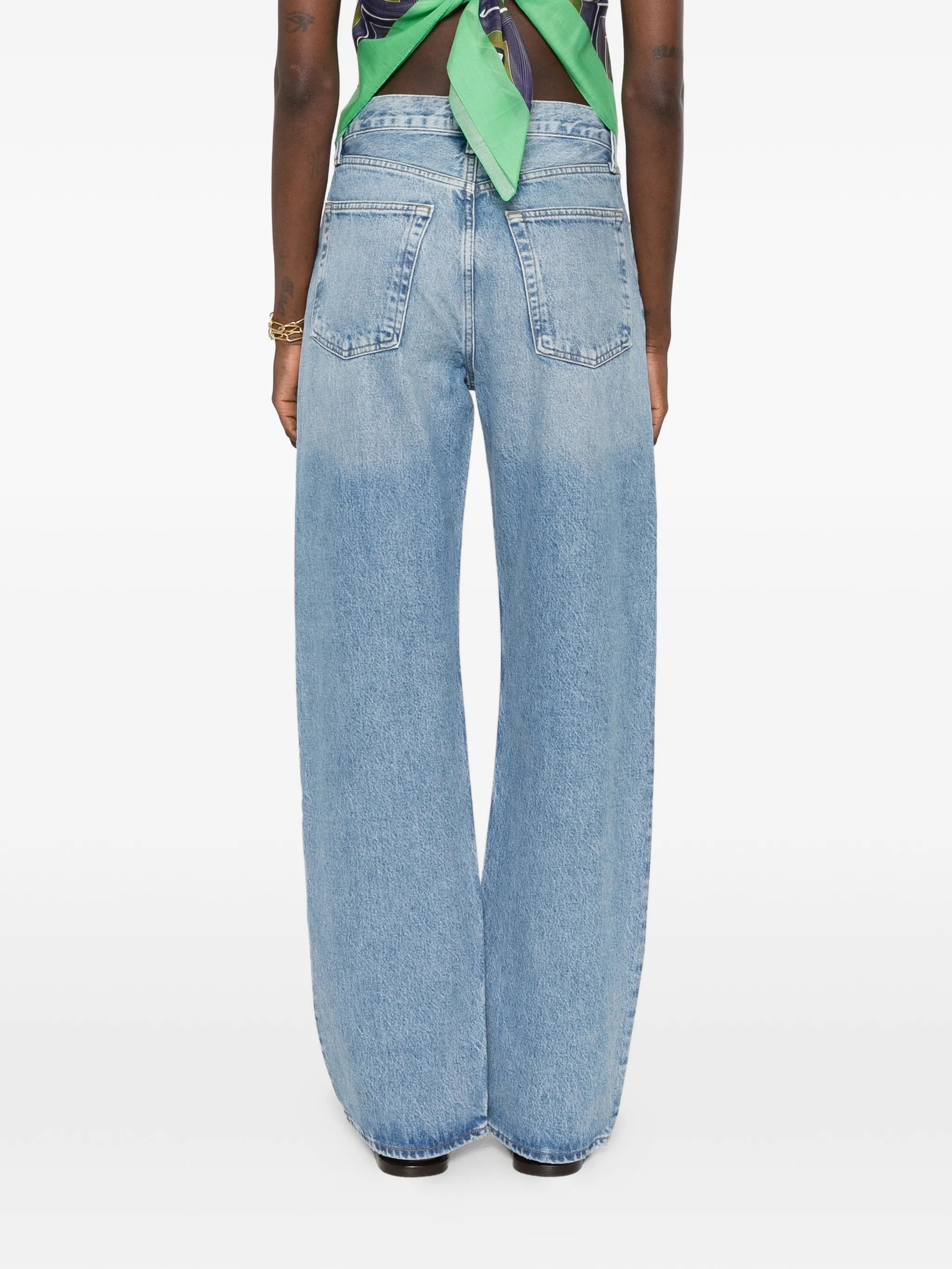 Agolde Agolde Faded Wide-leg Jeans, view 2