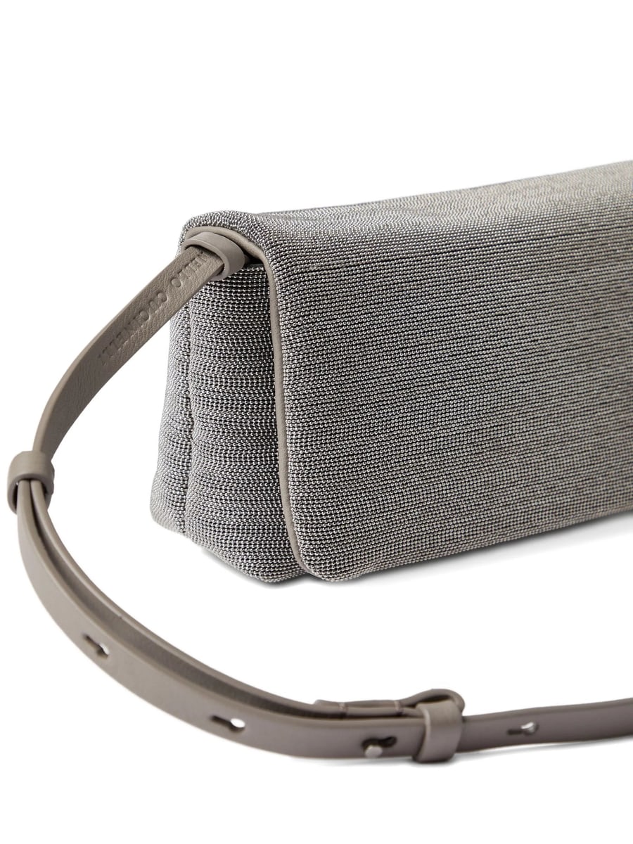 Brunello Cucinelli Brunello Cucinelli Monili-embroidered Crossbody Bag, view 4