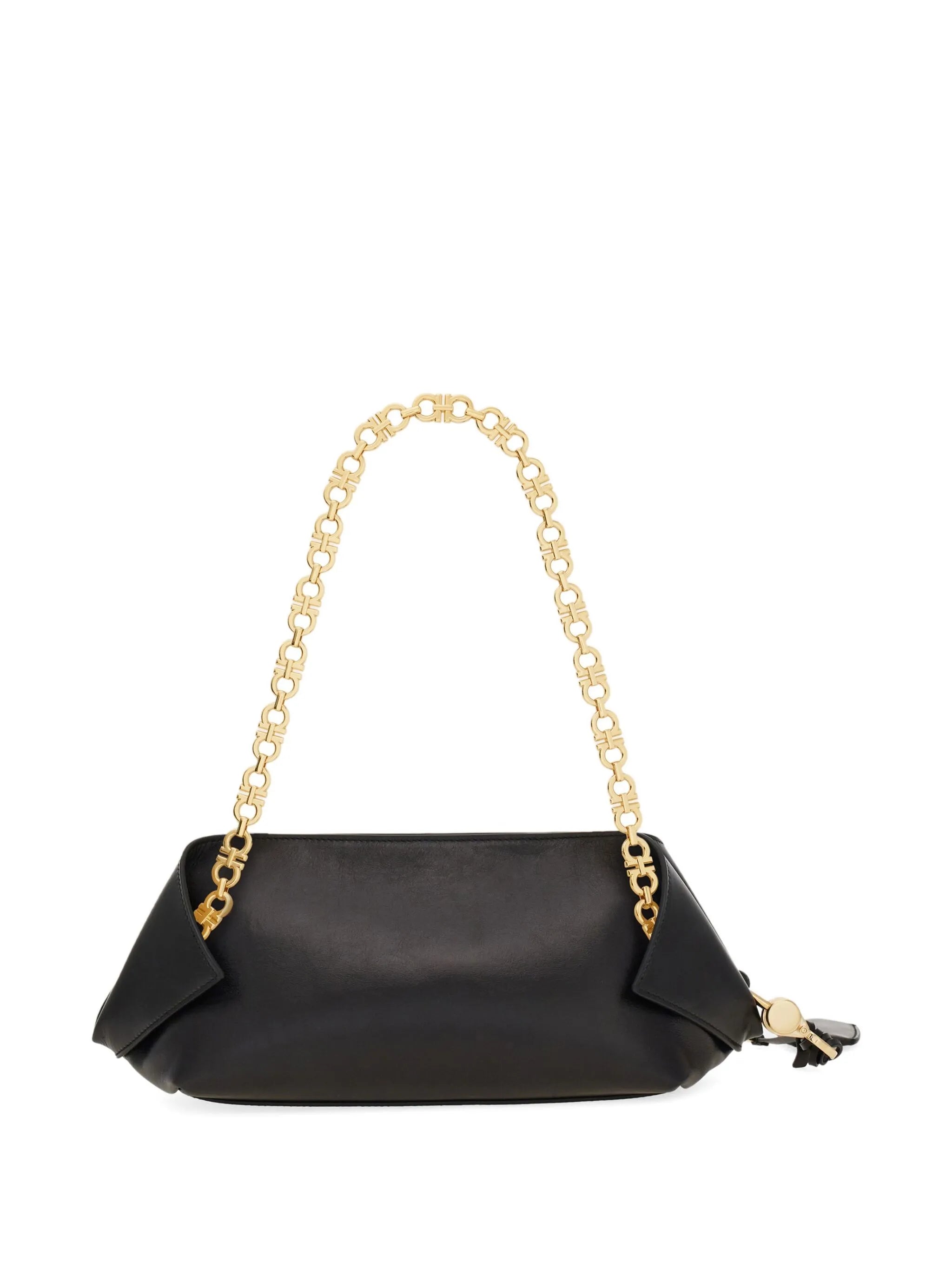 Ferragamo Ferragamo Gancini Chain Folded Shoulder Bag S, view 2