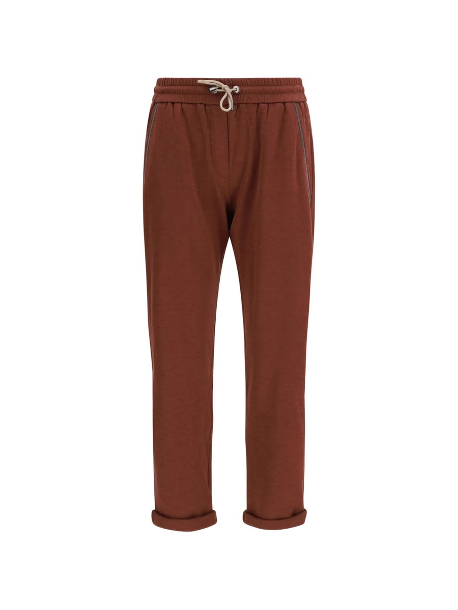 Brunello Cucinelli Brunello Cucinelli Drawstring Turn-up Track Pants