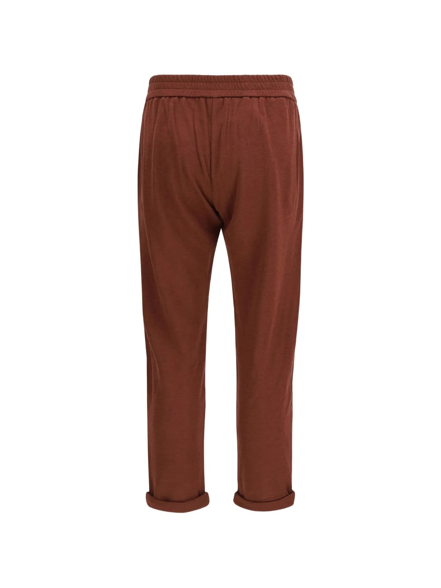 Brunello Cucinelli Brunello Cucinelli Drawstring Turn-up Track Pants, view 3