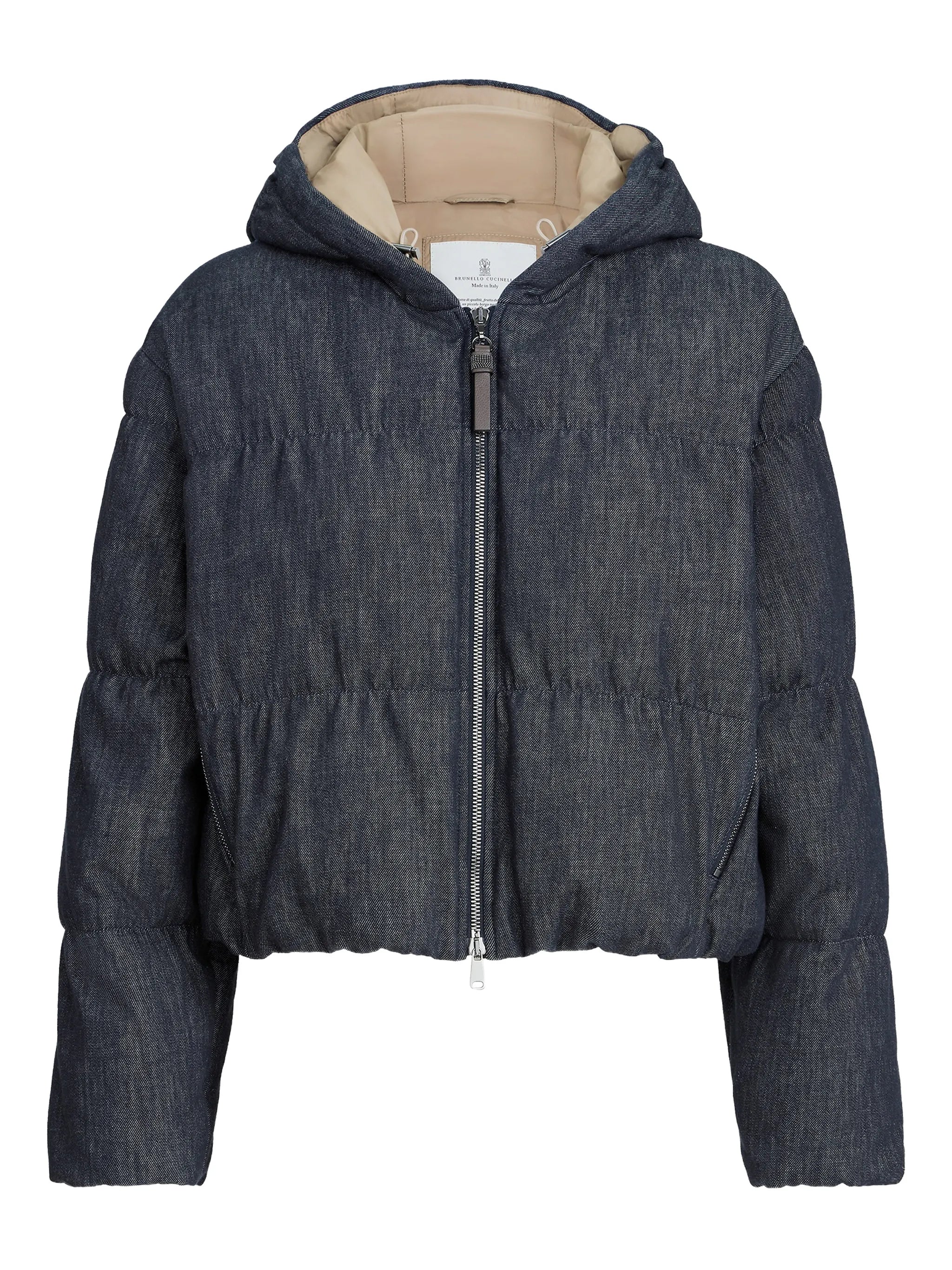 Brunello Cucinelli Brunello Cucinelli Hooded Denim-effect Jacket