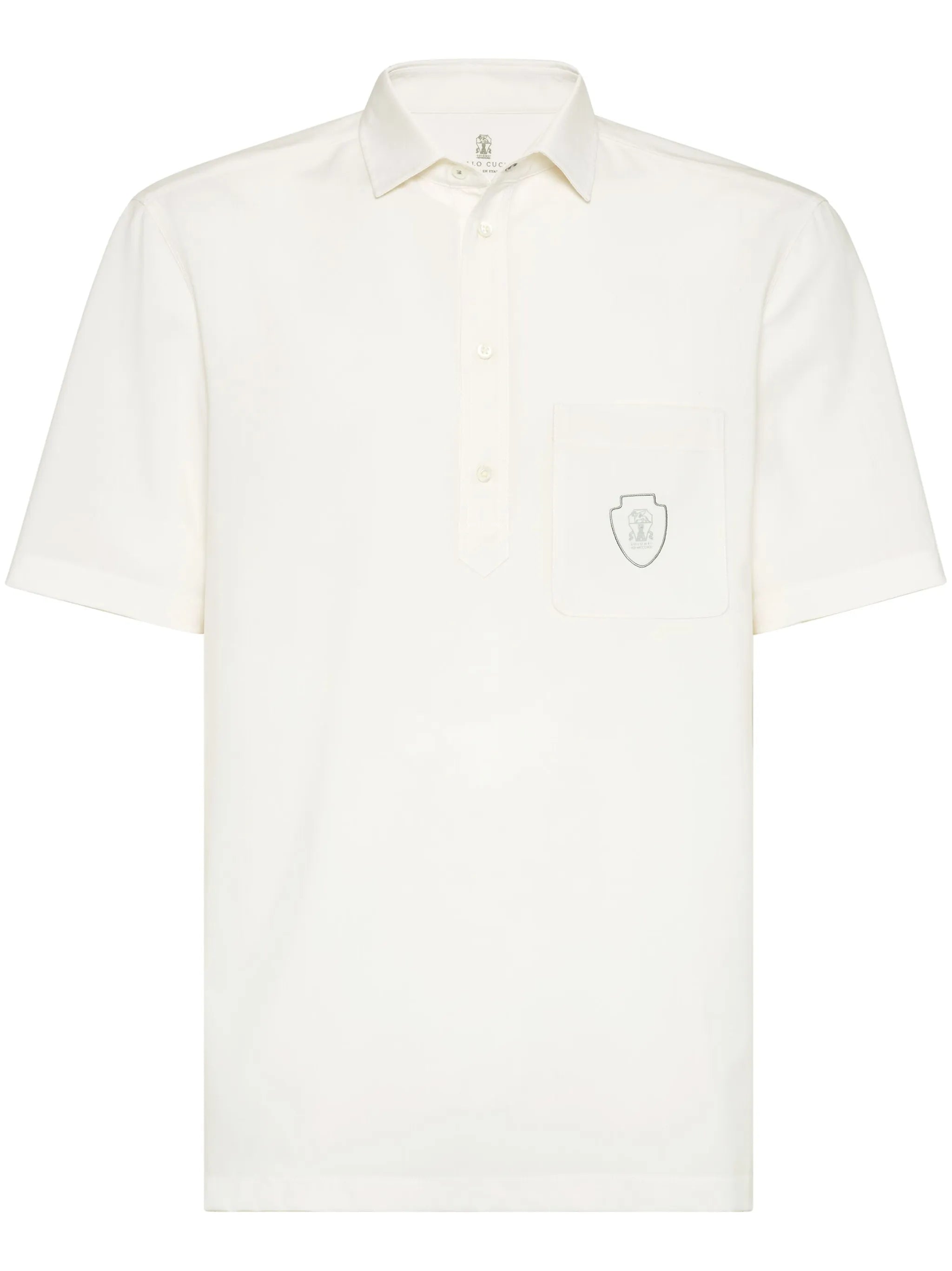 Brunello Cucinelli Brunello Cucinelli Logo-appliqué Polo Shirt