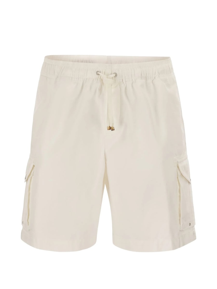 Brunello Cucinelli Brunello Cucinelli Drawstring Cotton Cargo Shorts