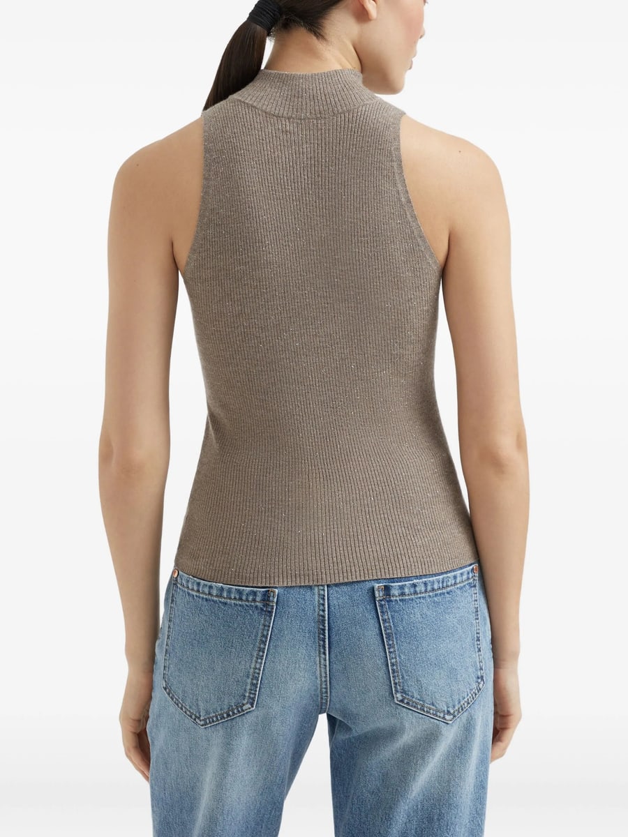 Brunello Cucinelli Brunello Cucinelli Knitted Top, view 4