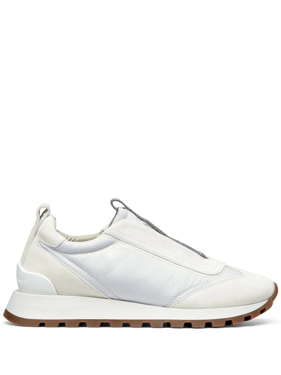 Brunello Cucinelli Brunello Cucinelli Suede-panelled Sneakers