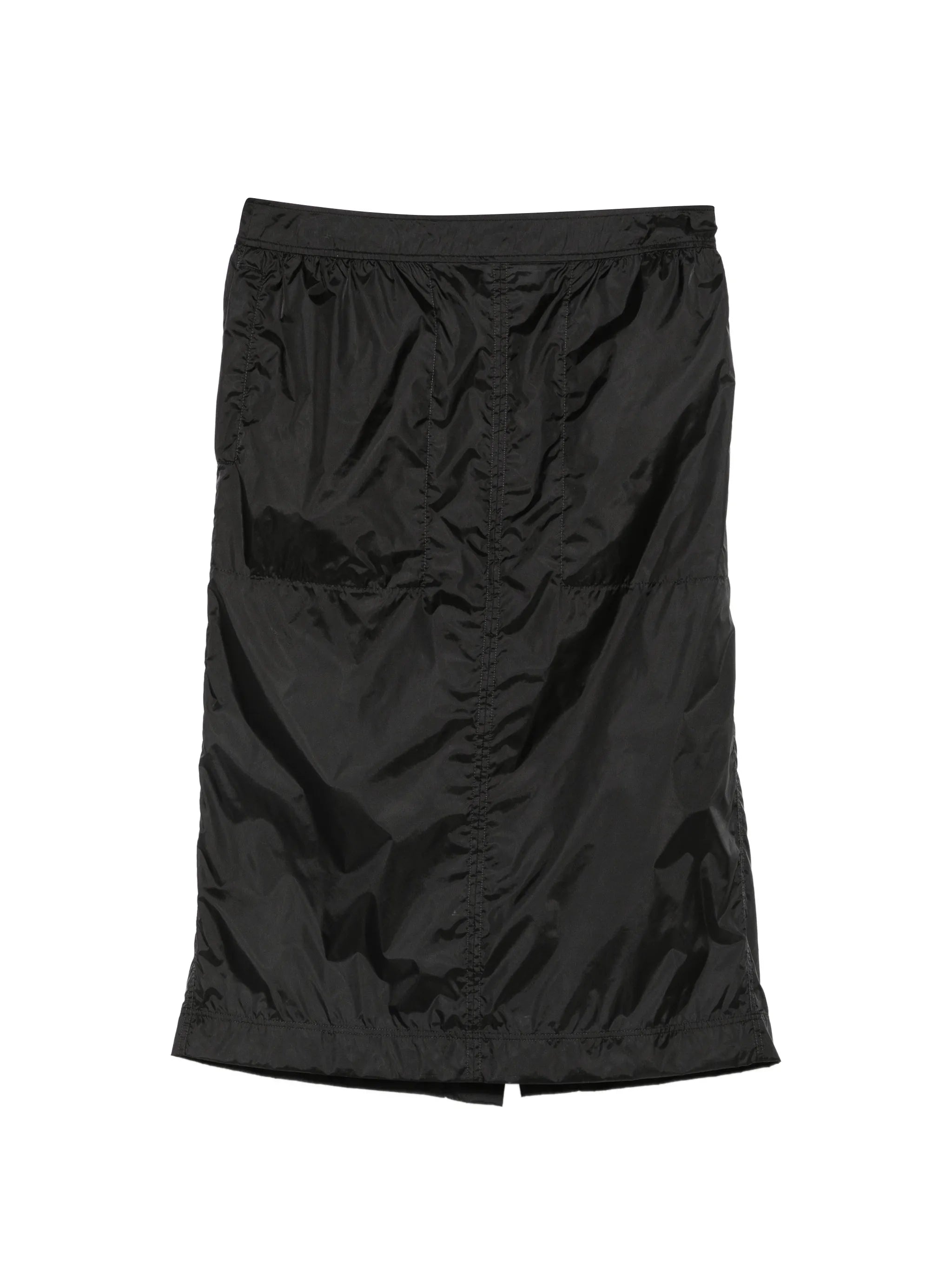 Saint Laurent Saint Laurent Ruched-detail Midi Skirt