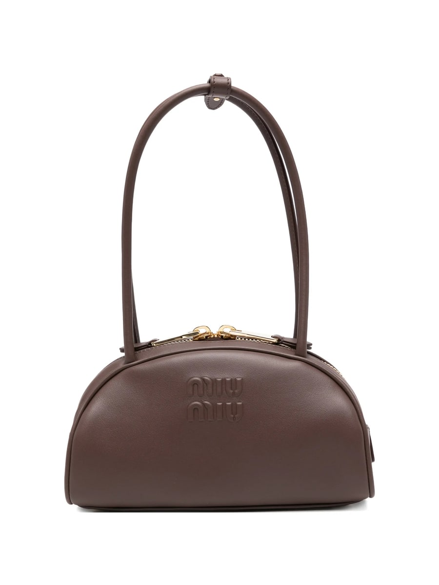 Miu Miu Miu Miu Small Beau Leather Shoulder Bag
