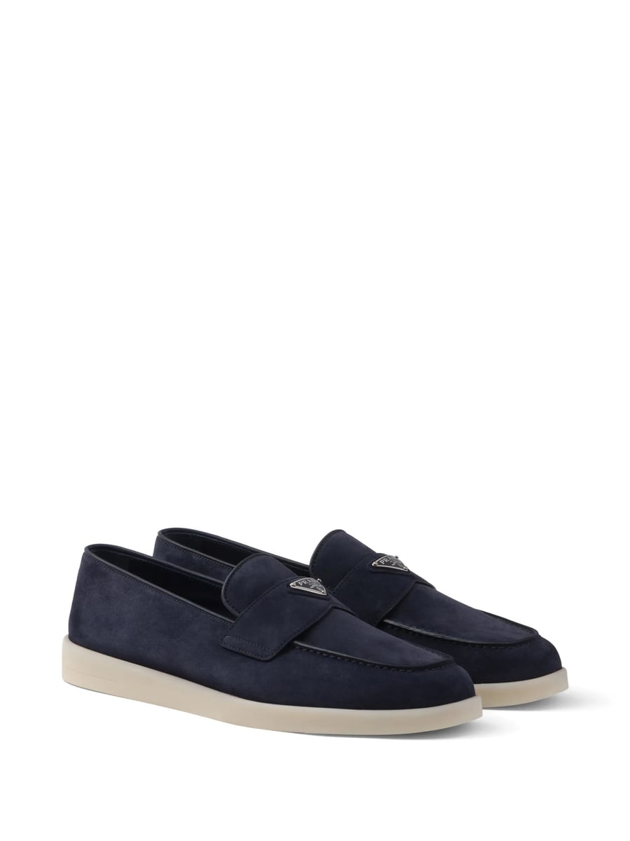 Prada Prada Suede Loafers, view 5