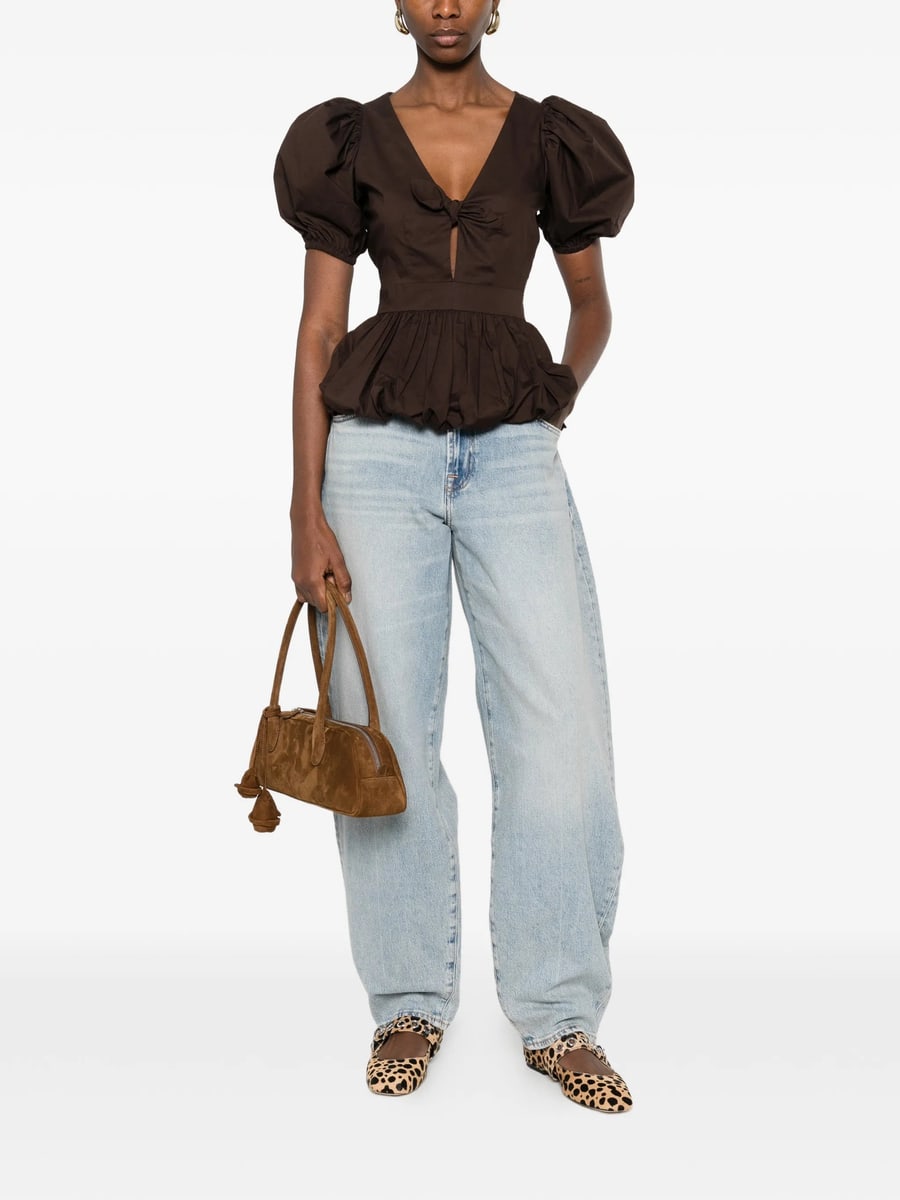Rotate Rotate Puff-sleeve Top, view 2