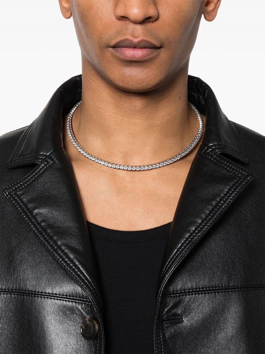 Darkai Darkai Tennis Crystal-embellished Necklace, view 3