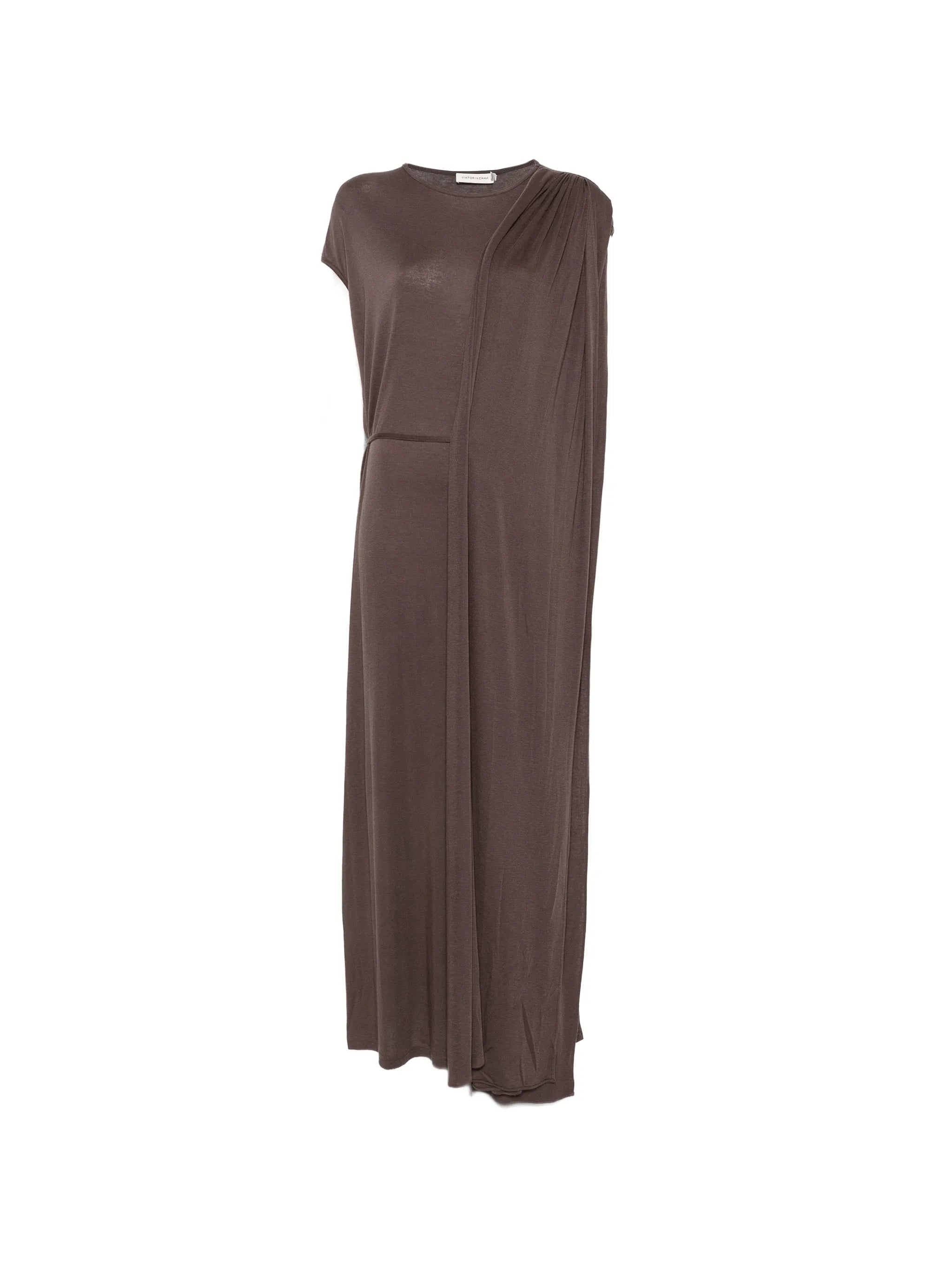 Viktoria Chan Viktoria Chan Draped-detail Maxi Dress