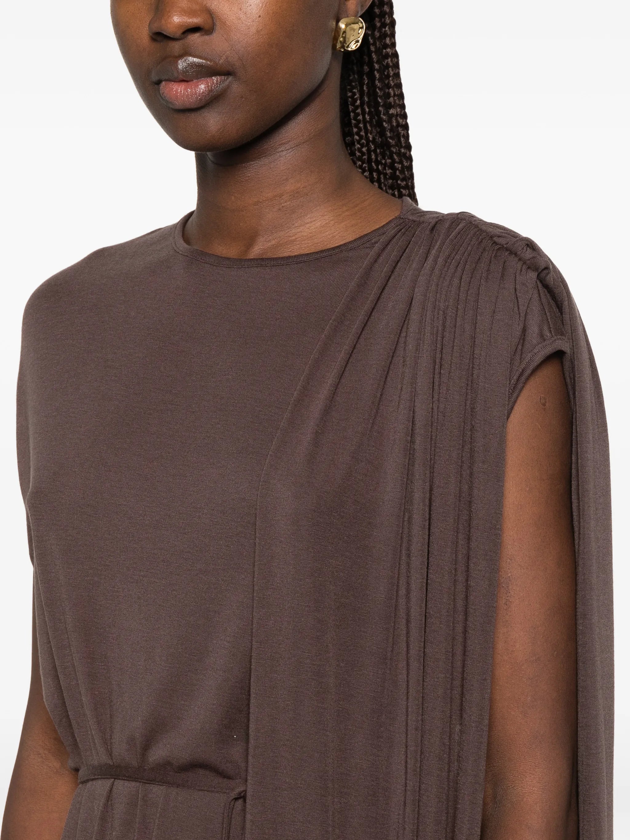 Viktoria Chan Viktoria Chan Draped-detail Maxi Dress, view 2