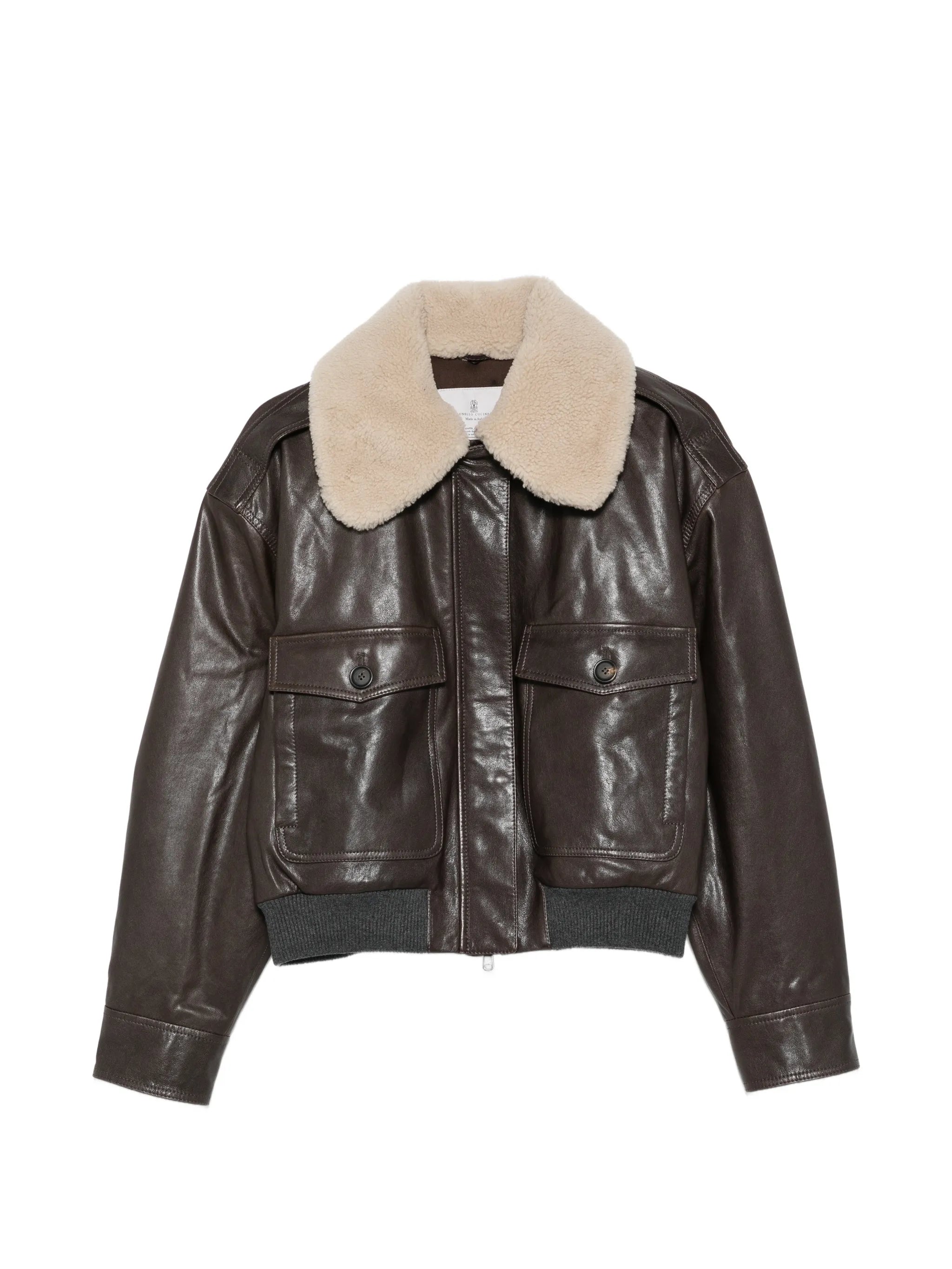 Brunello Cucinelli Brunello Cucinelli Leather Jacket