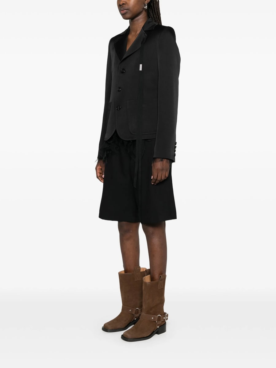 Ann Demeulemeester Ann Demeulemeester Single-breasted Fitted Jacket, view 5