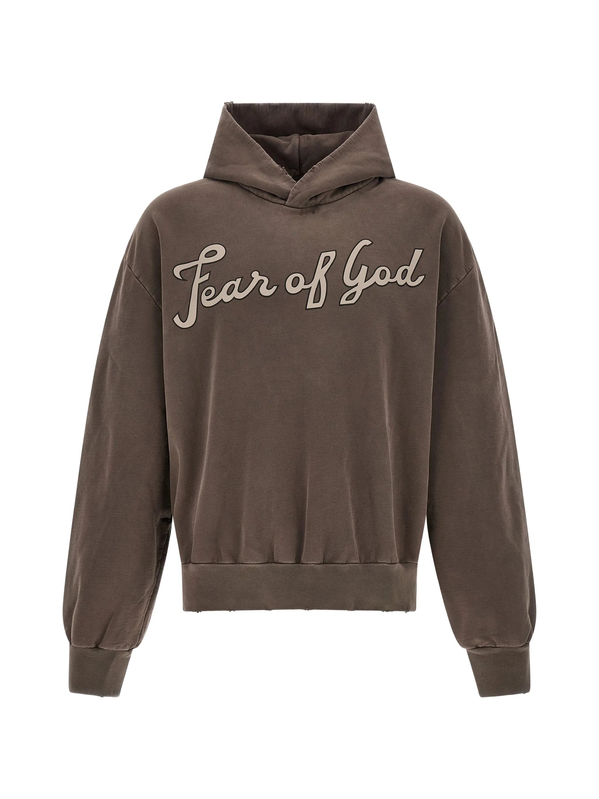 Fear of God Fear Of God Graphic-print Raglan-sleeve Hoodie