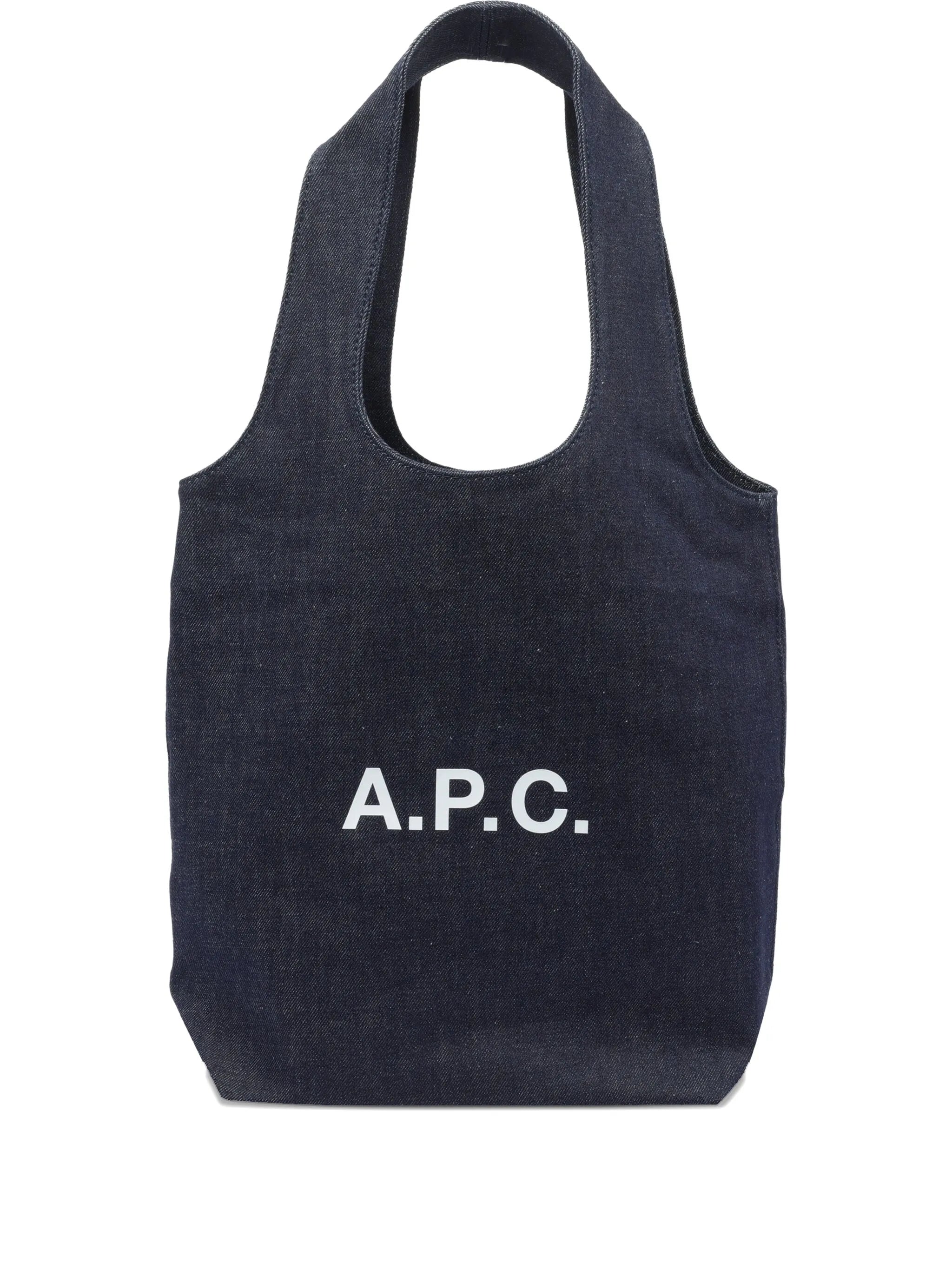 A.P.C. A.p.c. Medium Ninon Denim Tote Bag