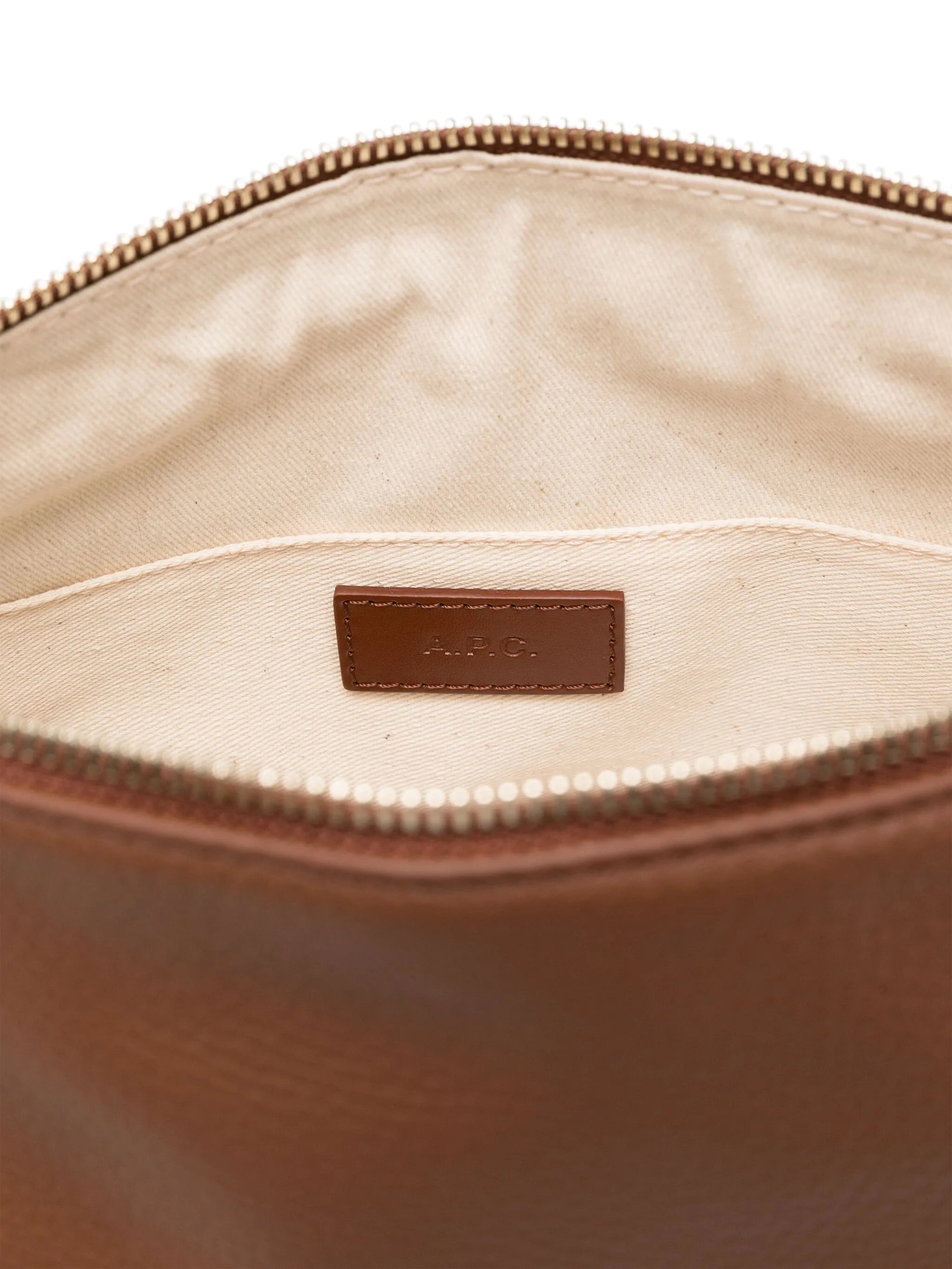 A.P.C. A.p.c. Vera Grained Leather Shoulder Bag, view 2